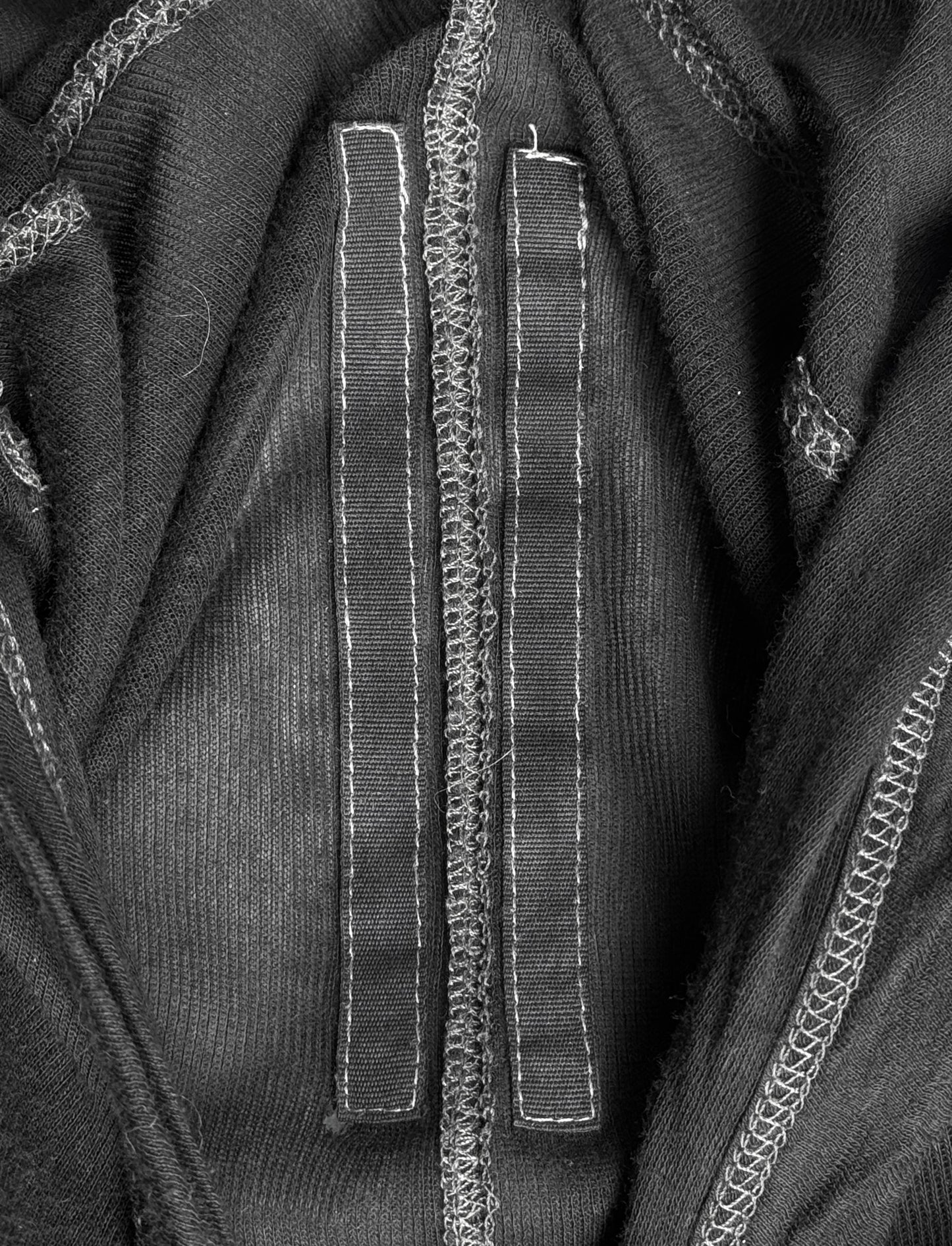 Rick Owens AW22 “STROBE” Dyed Sheer Cotton Hooded Long-sleeves
