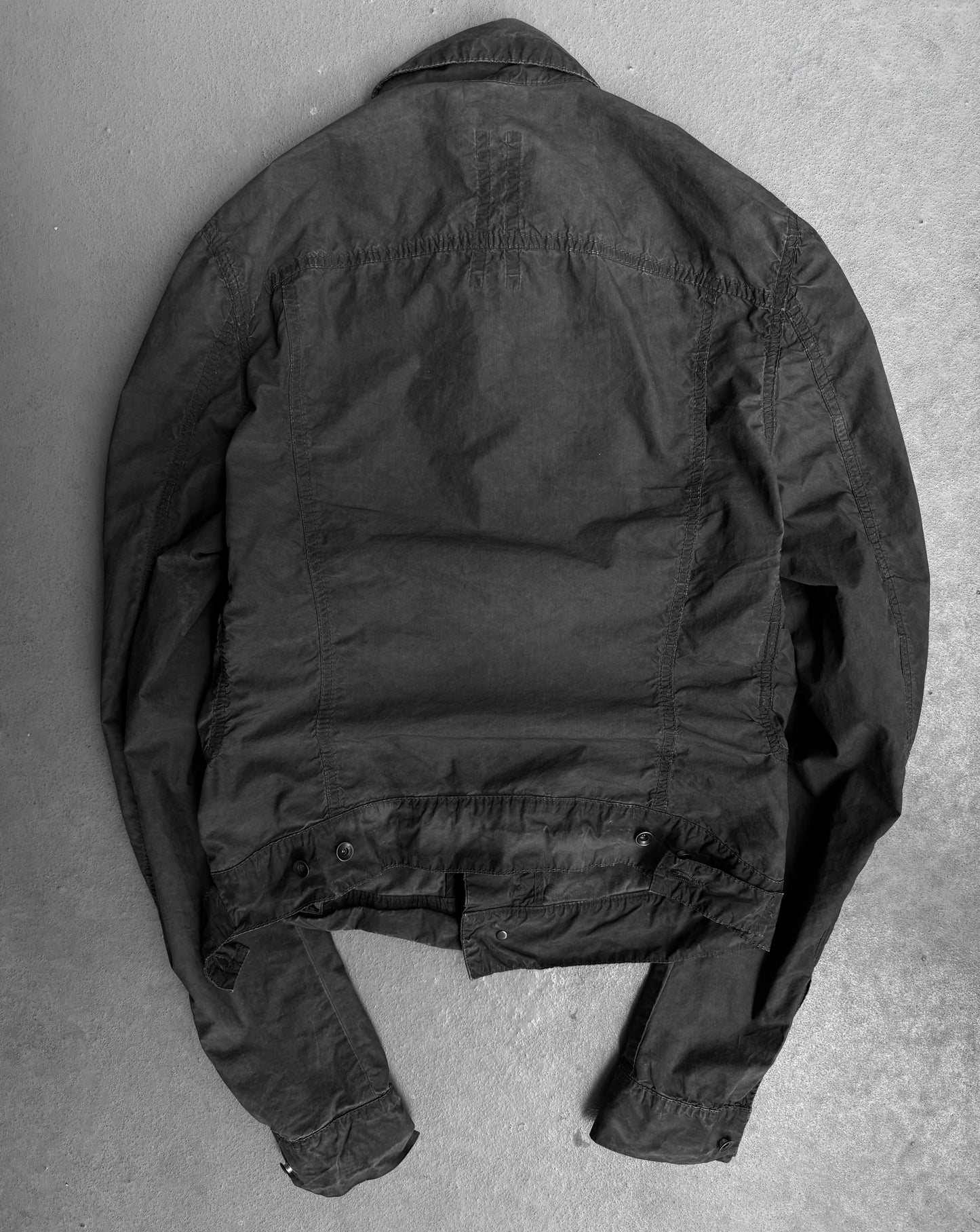 Rick Owens DRKSHDW SS09 “STRUTTER” Dark Shad Dirty Washed Poplin Trucker Jacket