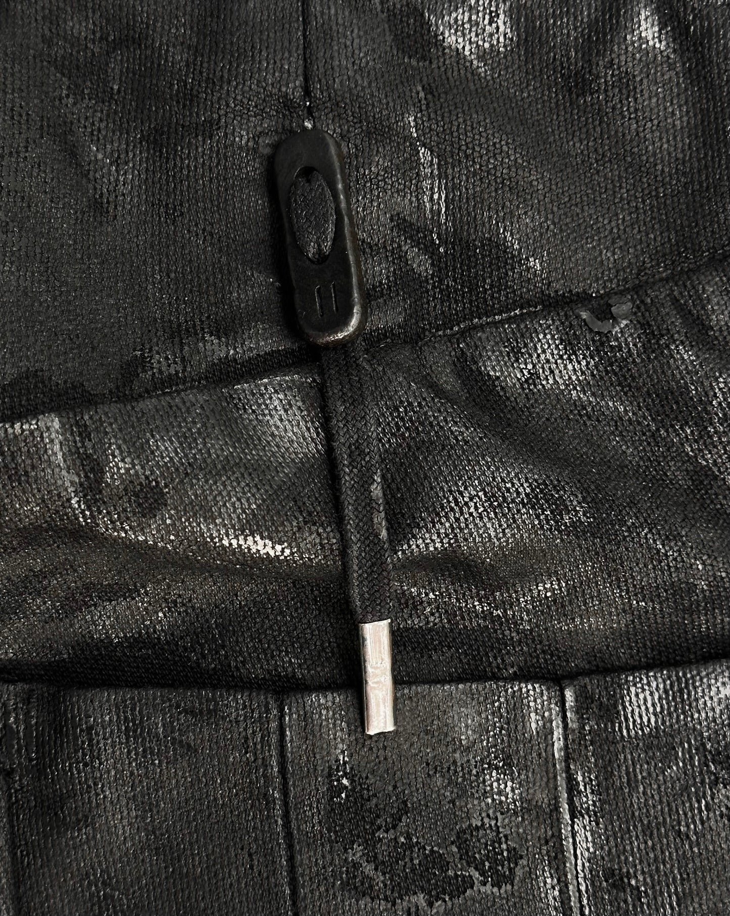 Boris Bidjan Saberi AW14-15 ‘P13R-F162’ Black Object-Dyed J-cut Vinyl Waxed Denim