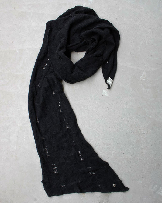 MiharaYasuhiro Early 00s Distressed Scarf/Poncho