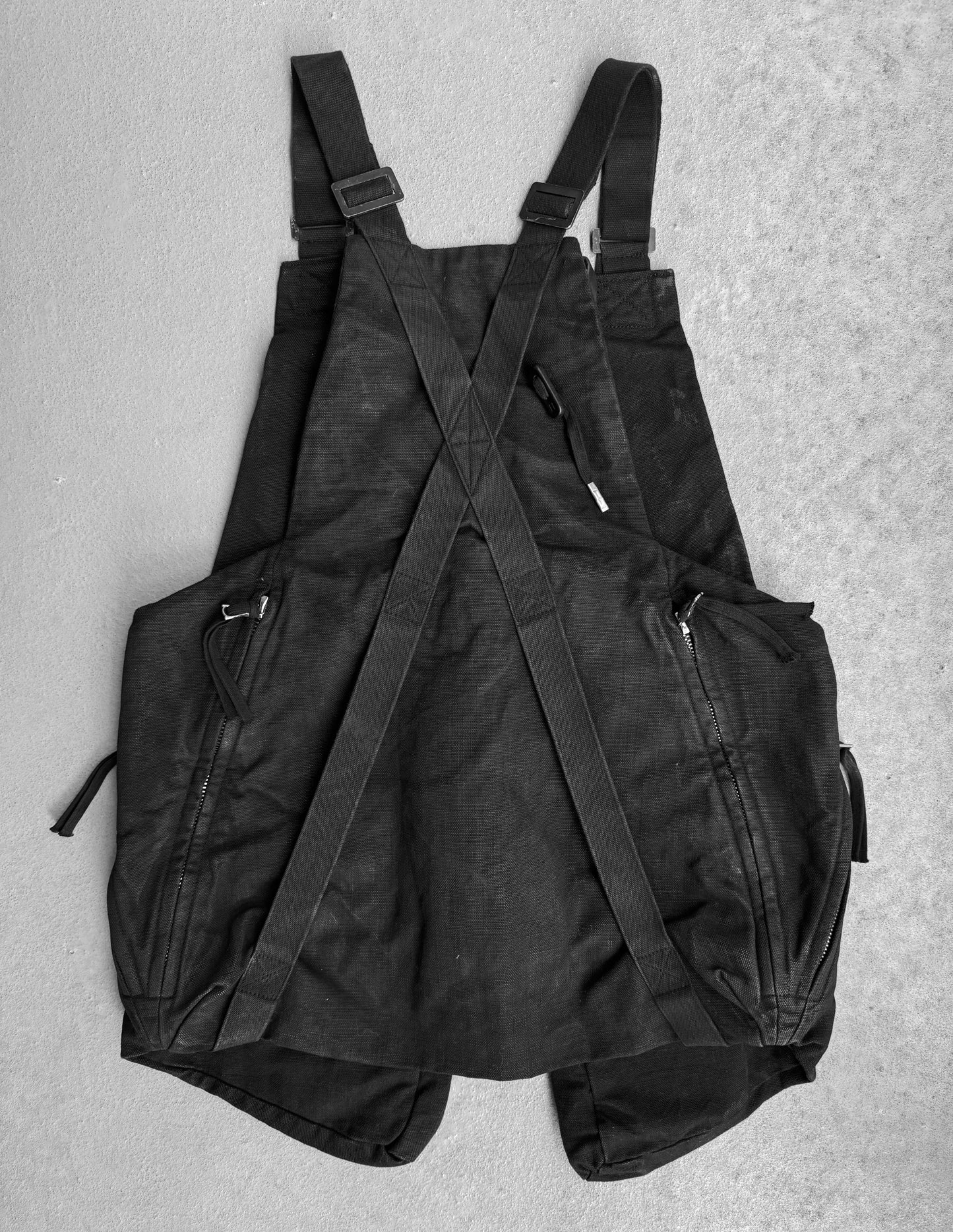 Boris Bidjan Saberi SS19 ‘VESTBAG2.1-F1944’ Coated Denim Vest Bag