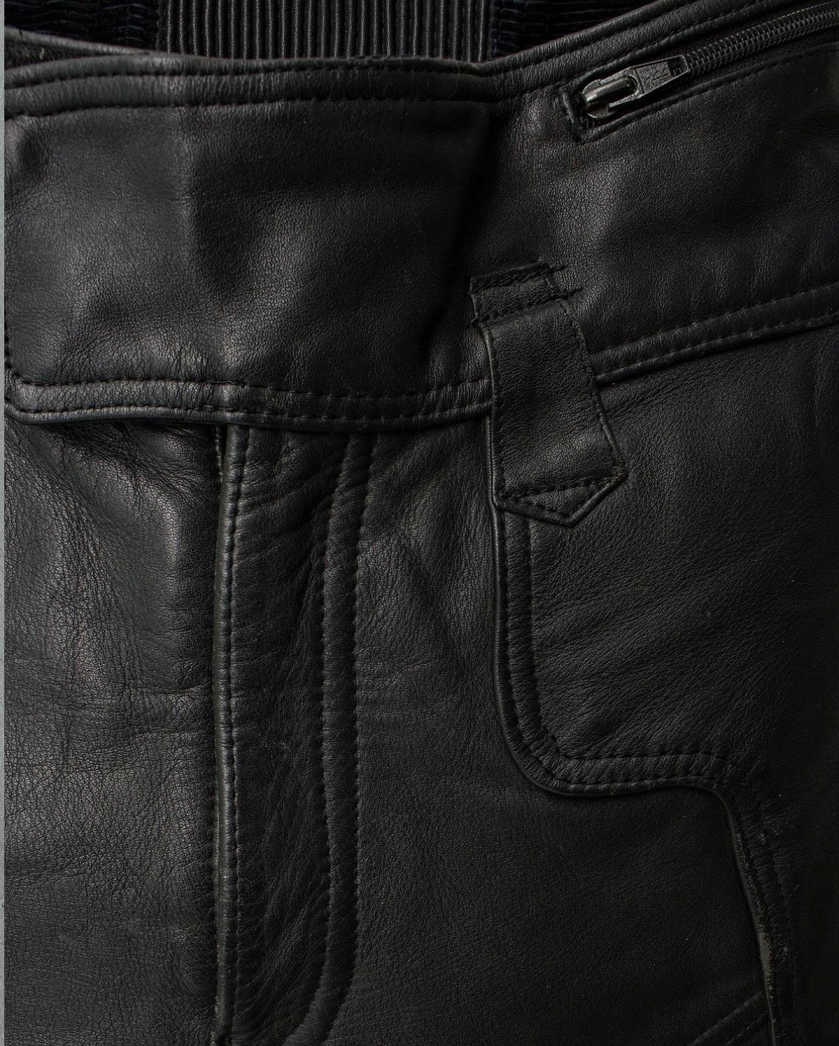 KADOYA Early 00s Padded Cowhide Leather Motorcycle Pants