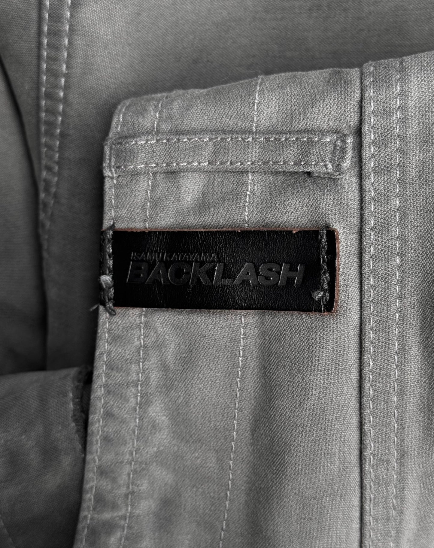 Isamu Katayama “BACKLASH” SS12 ‘Chinocross’ Dirty Mud Wash Bootcut Pants