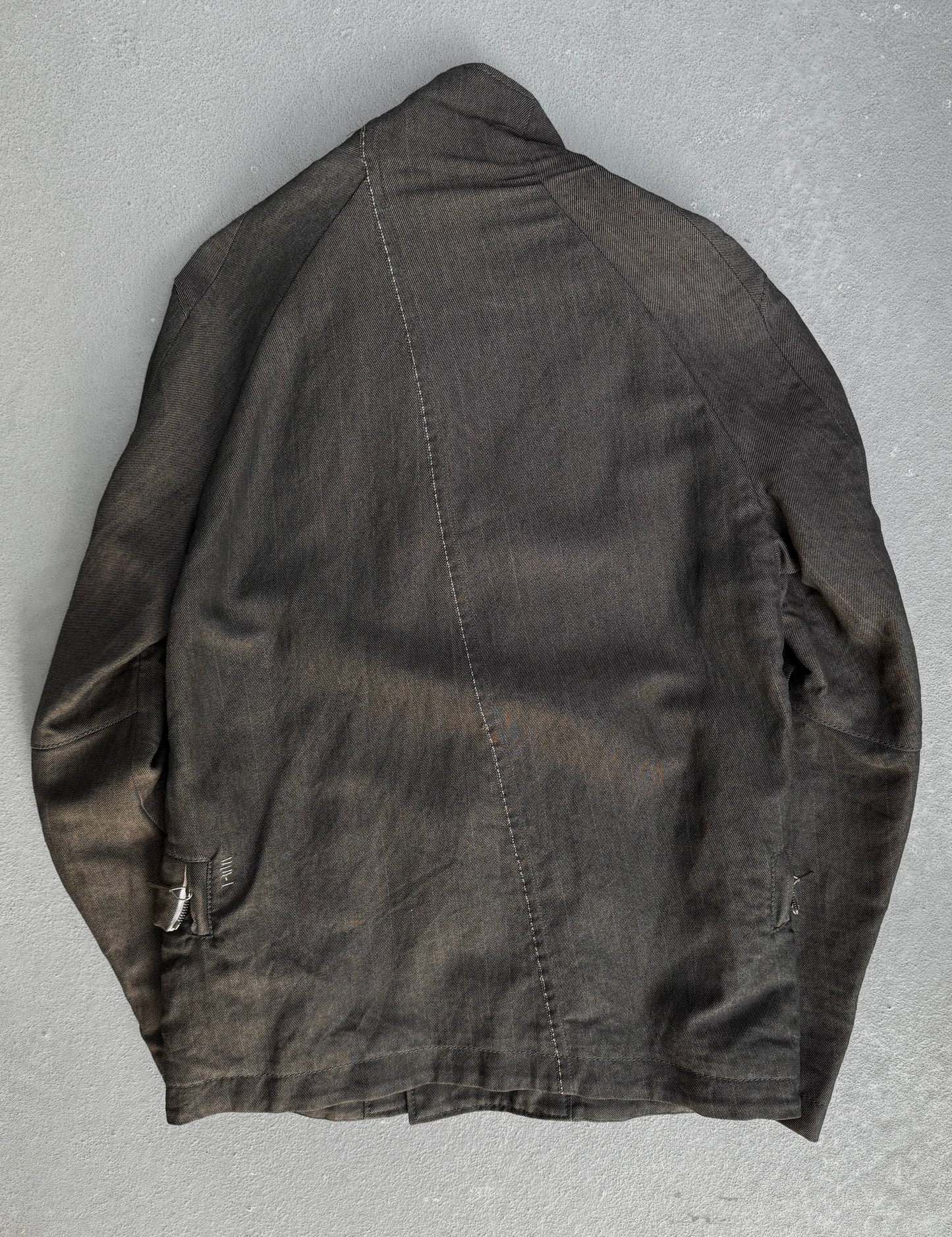 Taichi Murakami Displacement Double Breasted Work Blazer