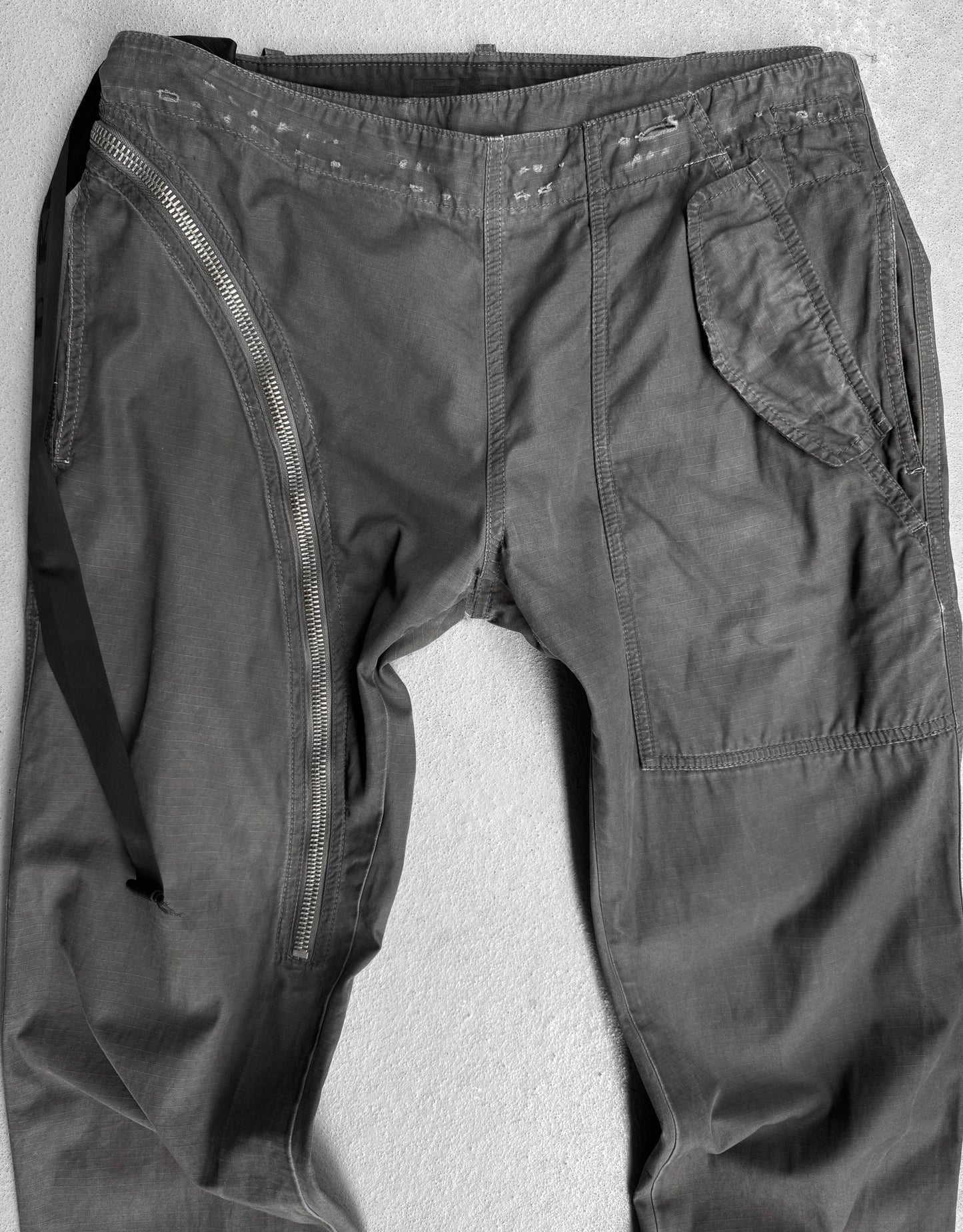 Rick Owens DRKSHDW AW09 “CRUST” Hogwash Aircut Ripstop Pants
