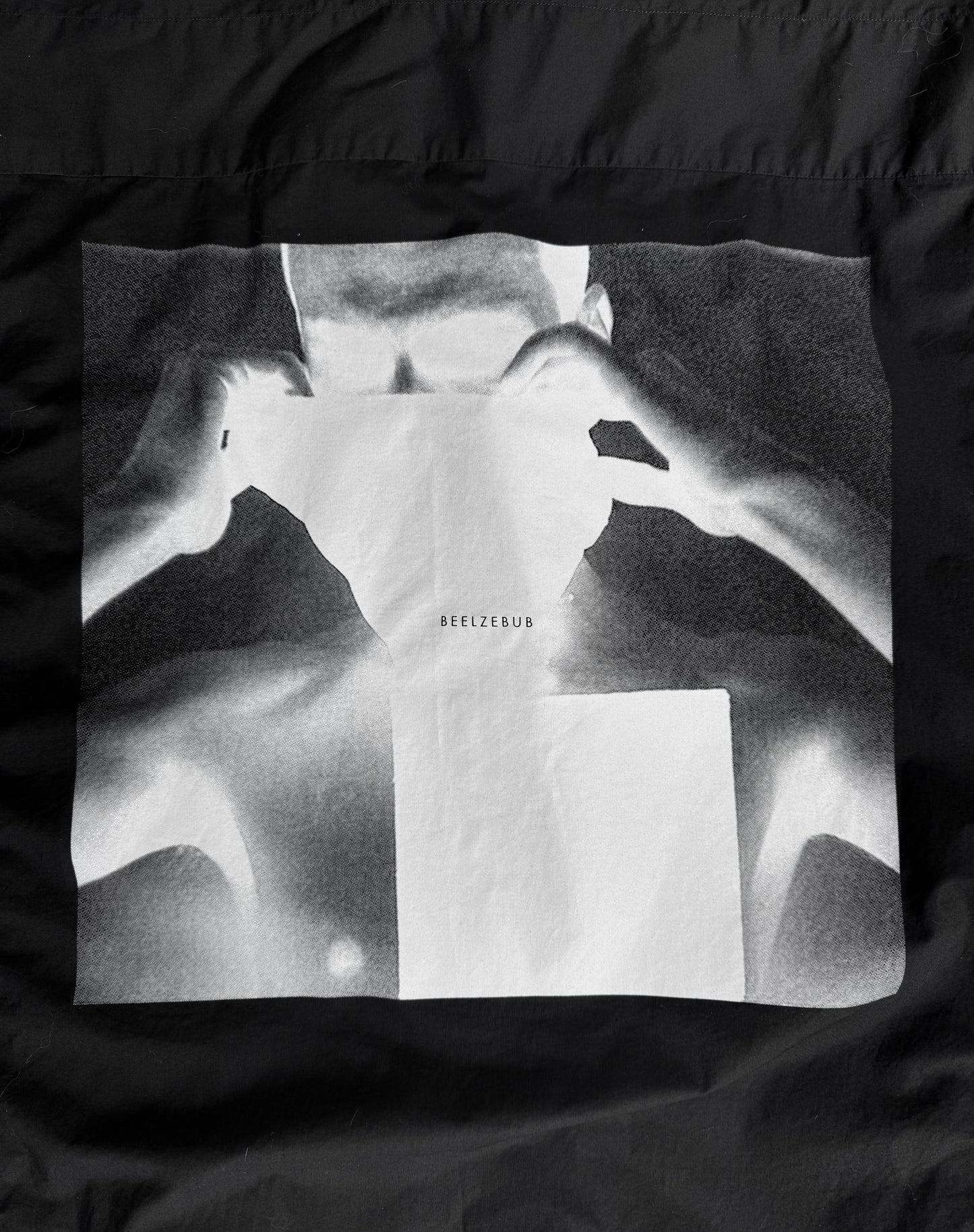 Julius_7 SS19 “BEELZEBUB;” Oversized Graphic Button-up Shirt