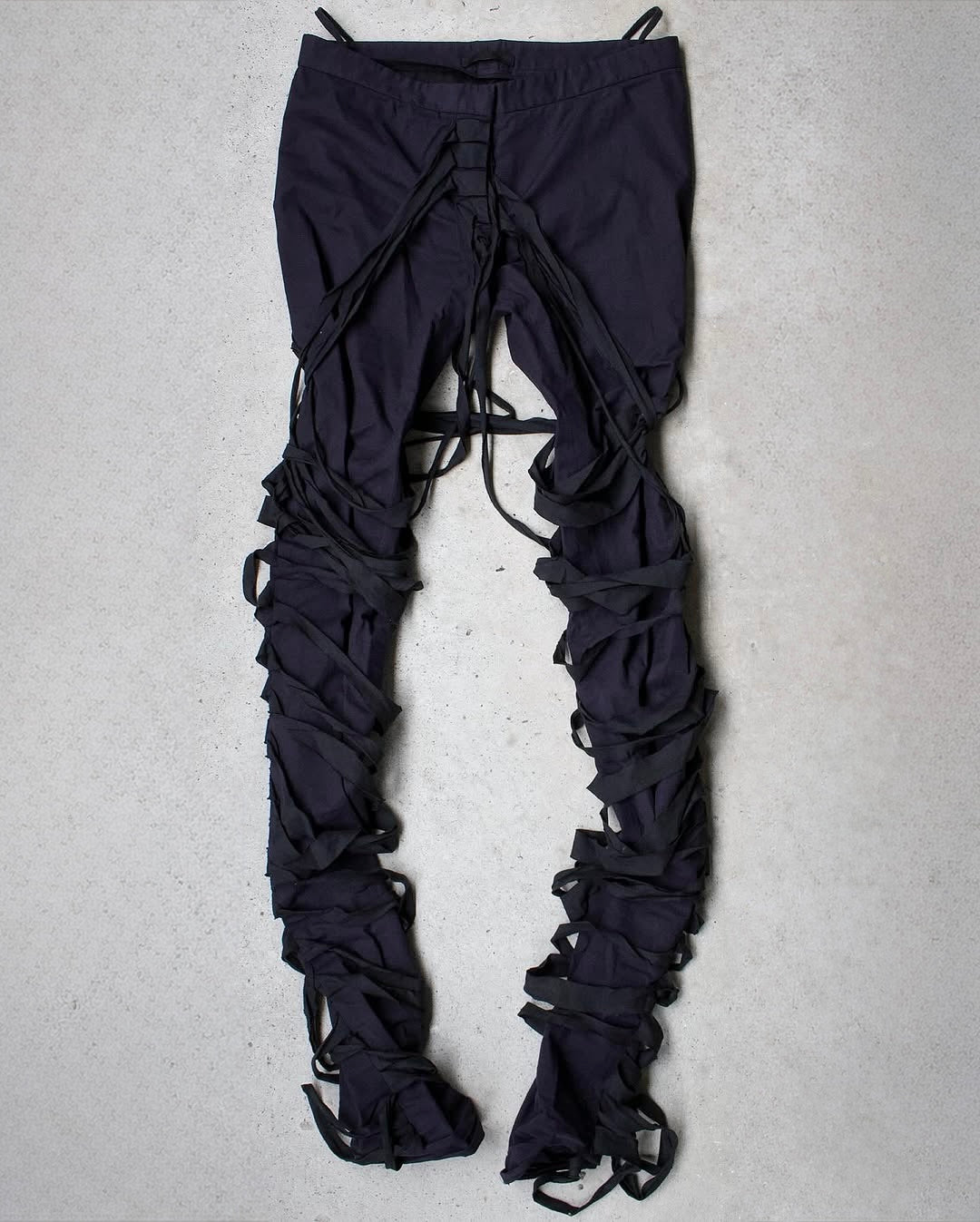 *SAMPLE* Helmut Lang SS04 ‘Mummy’ Strap Pants