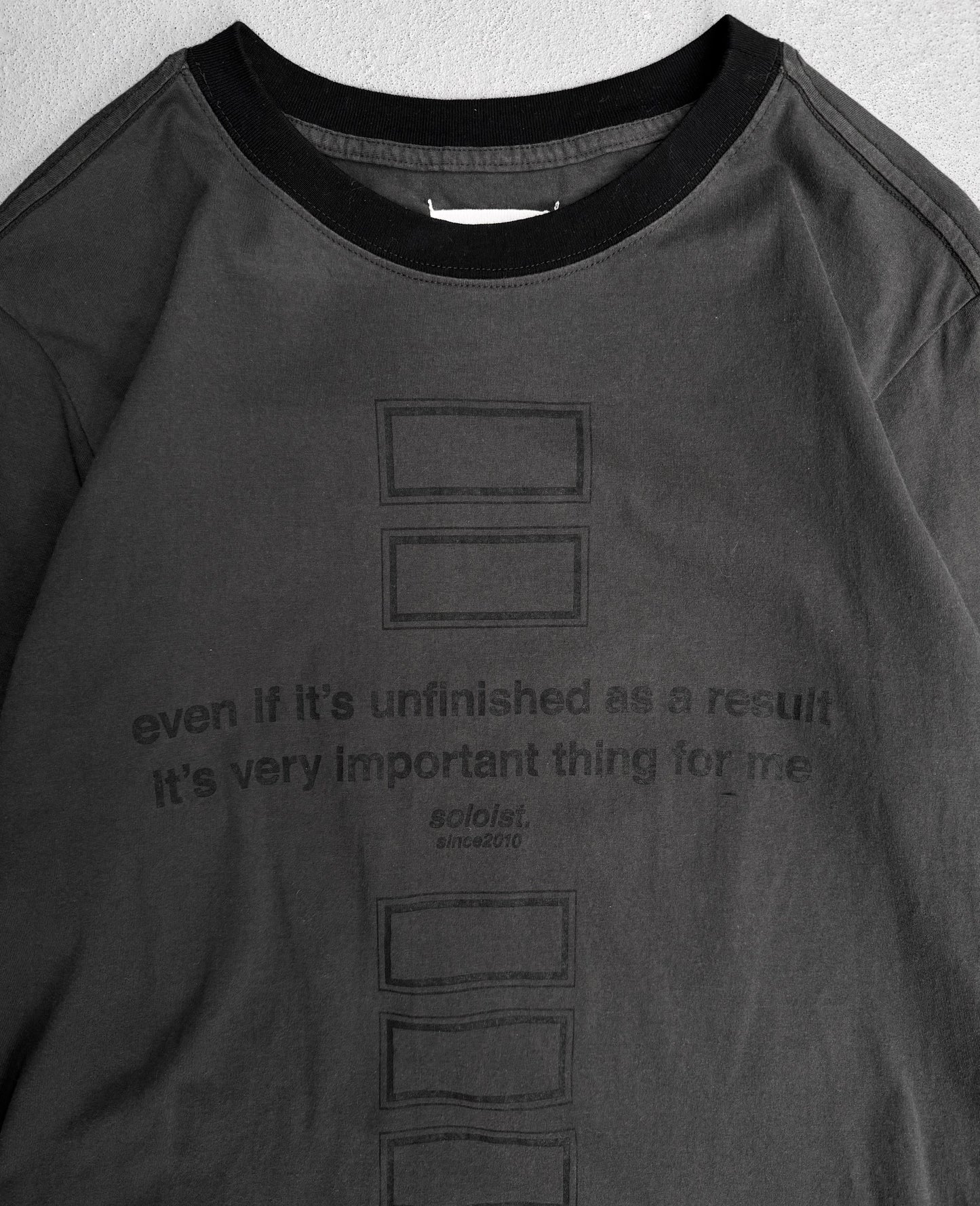 TakahiroMiyashita TheSoloist. SS16 “Unfinished” T-shirt