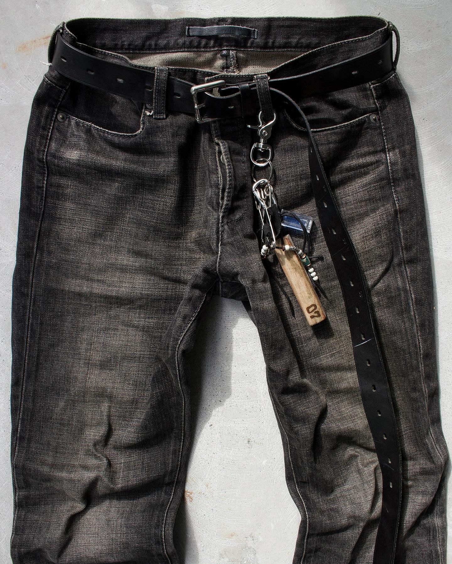 RipVanWinkle Early 00s Grey Washed Bootcut Denim