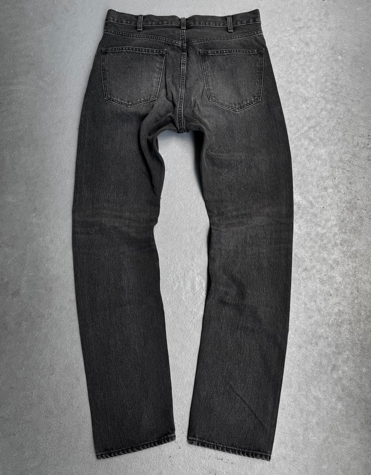 CELINE by Hedi Slimane ‘M_CU_006 511N’ Staff Only Washed Black Bootcut Denim