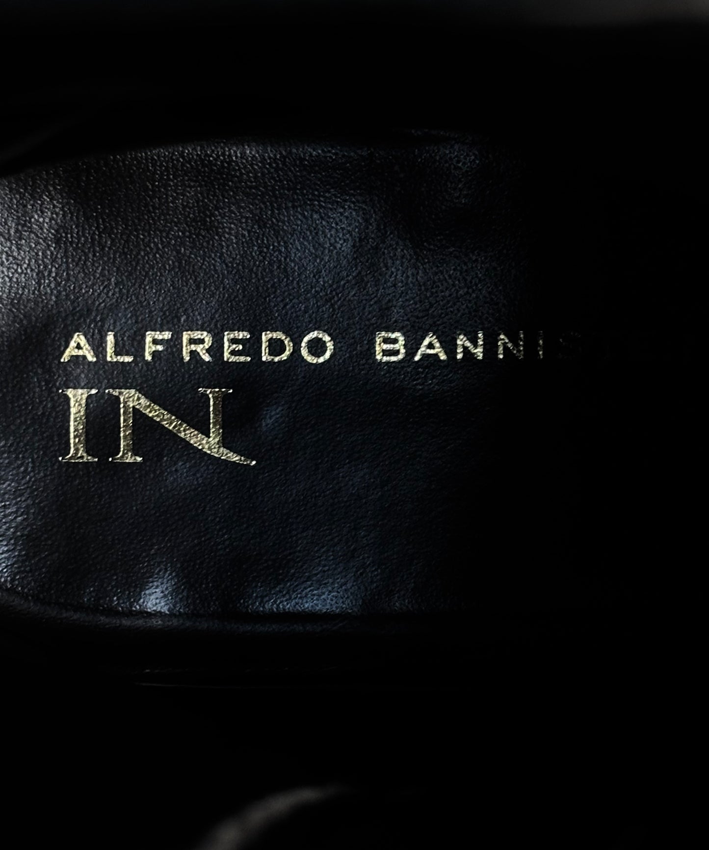 alfredoBANNISTER Early 00s Perforated Leather Boots