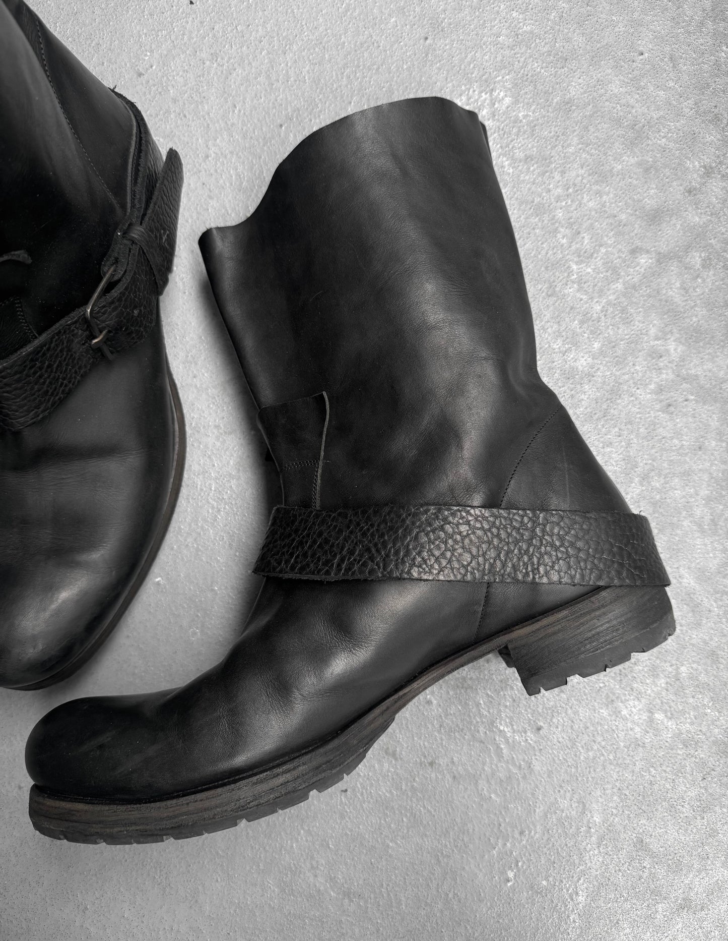 m.a+ by Maurizio Amadei 'S1C31' VA 1.5 Tall Buckle Engineer Boots detail | DRIEW GARMENTS