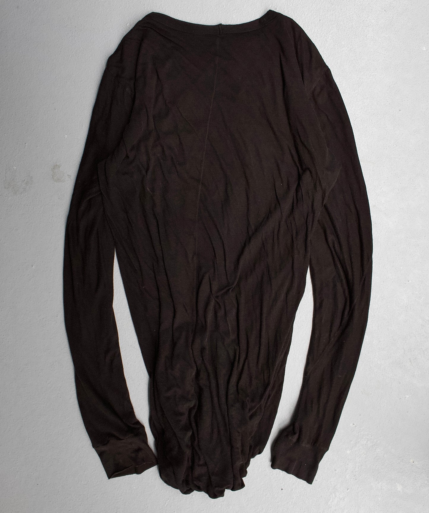 Rick Owens AW15 “SPHINX” Black Double-layered Long-sleeves