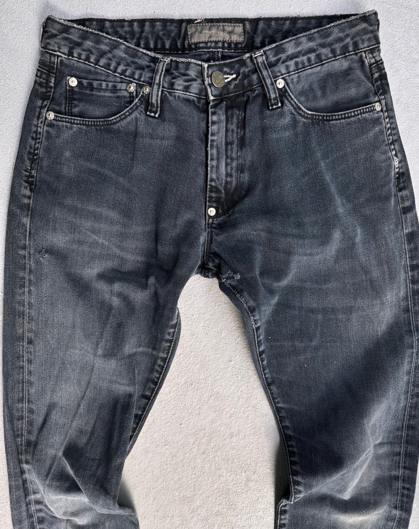 Acne Studios Early 00s Blue Over-dyed ‘Storlek’ Skinny Denim