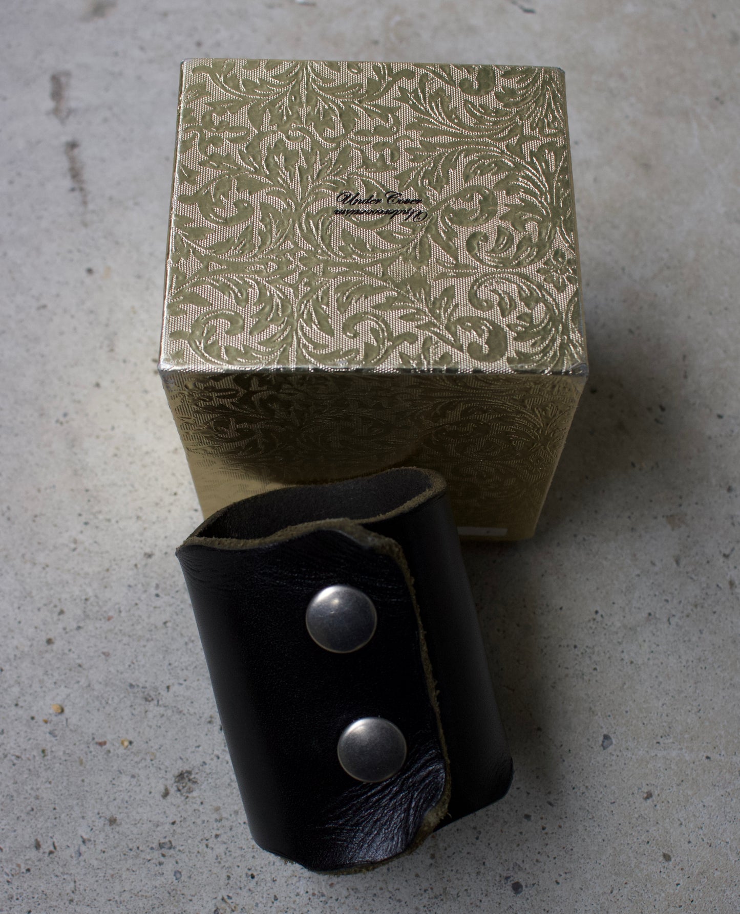 UNDERCOVER SS04 “Languid” Distressed Leather Snap Bangle