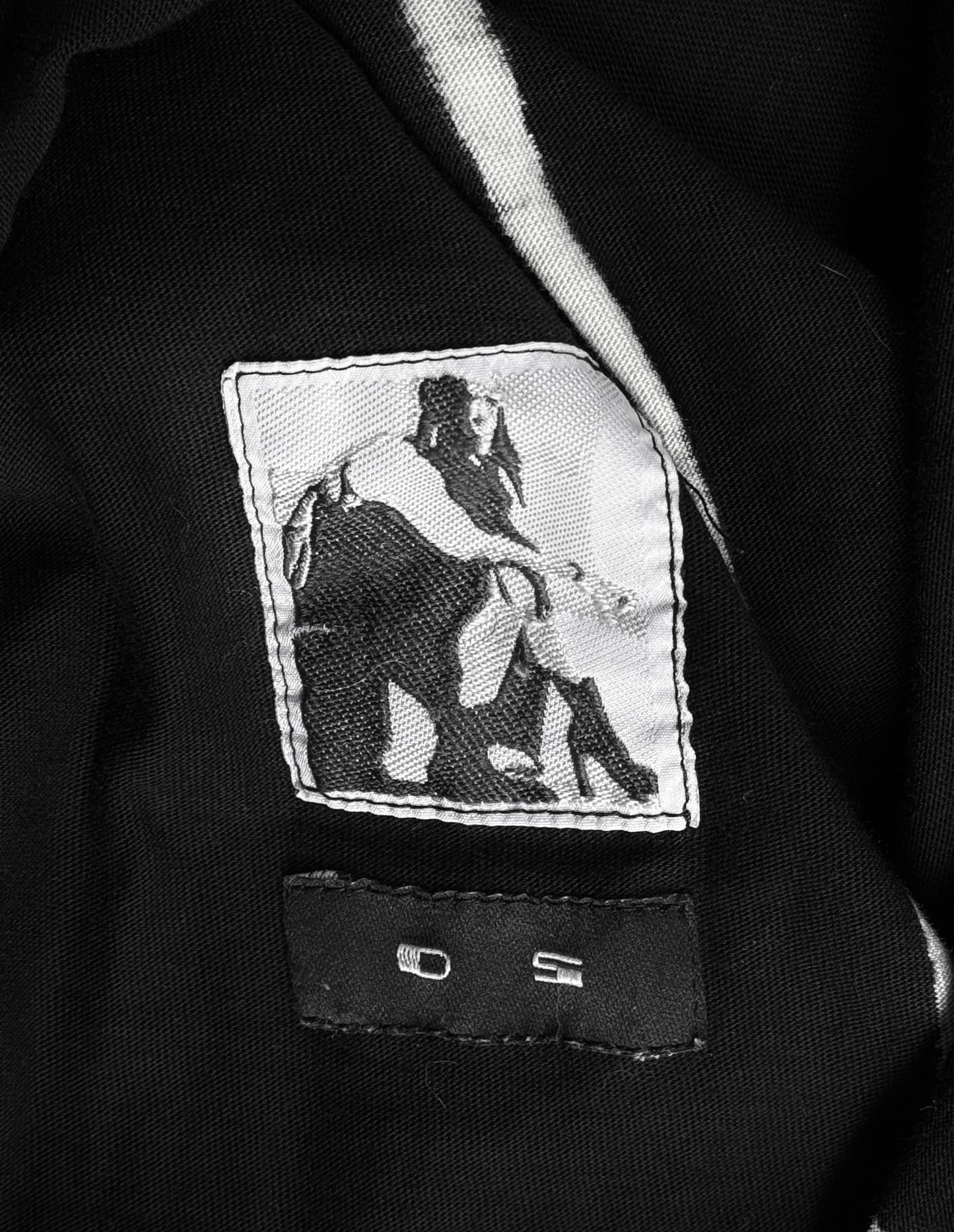 Rick Owens DRKSHDW AW16 “MASTODON” Vomit Bleached Crewneck Long-sleeves