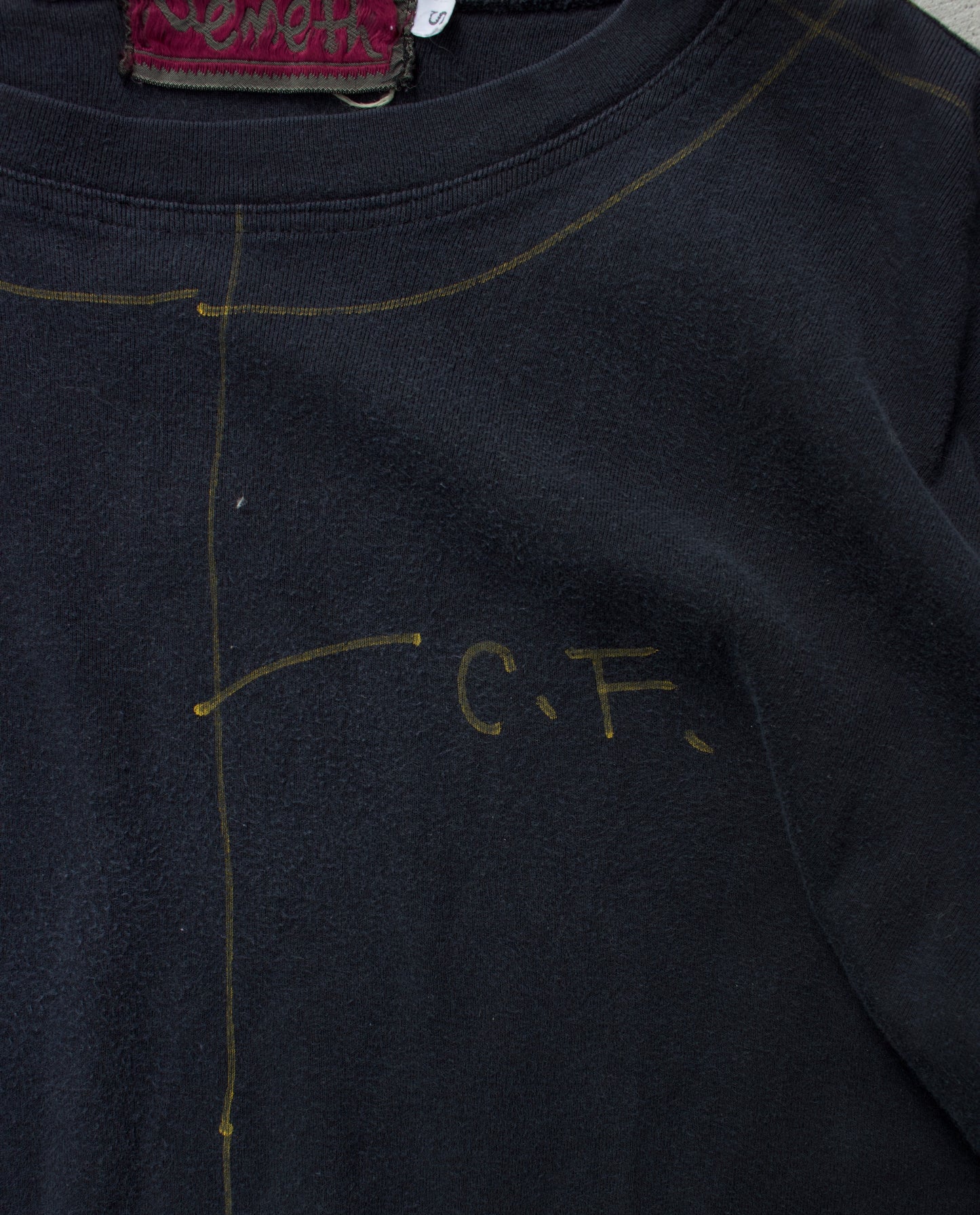 Christopher Nemeth Late 90s Pattern Sketch Raglan Long-sleeve