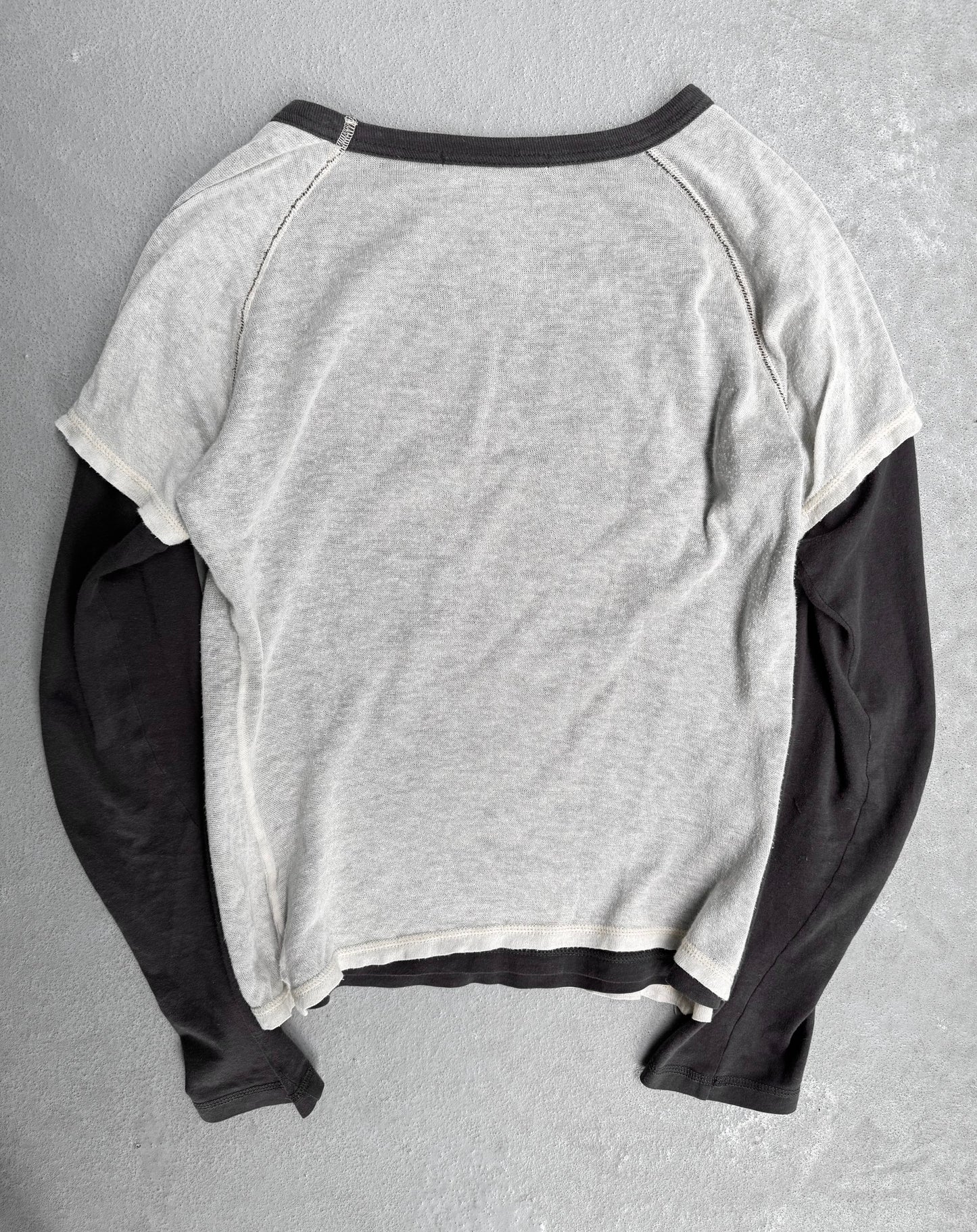 Hysteric Glamour Vintage 90s Double Layered Logo Long-sleeves