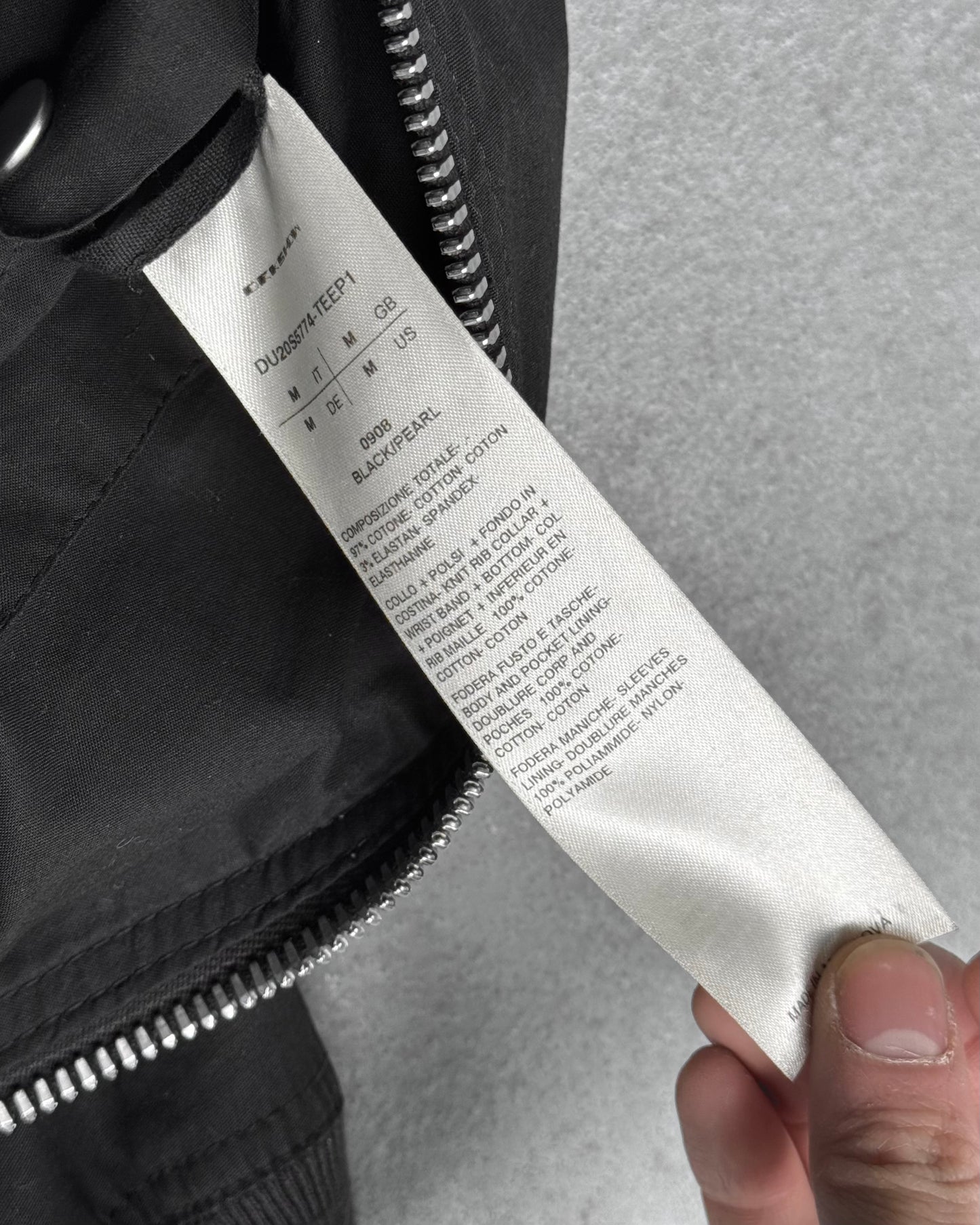 Rick Owens DRKSHDW SS20 “TECUATL” Richard Wagner’s Affliction MA-1 Bomber Jacket