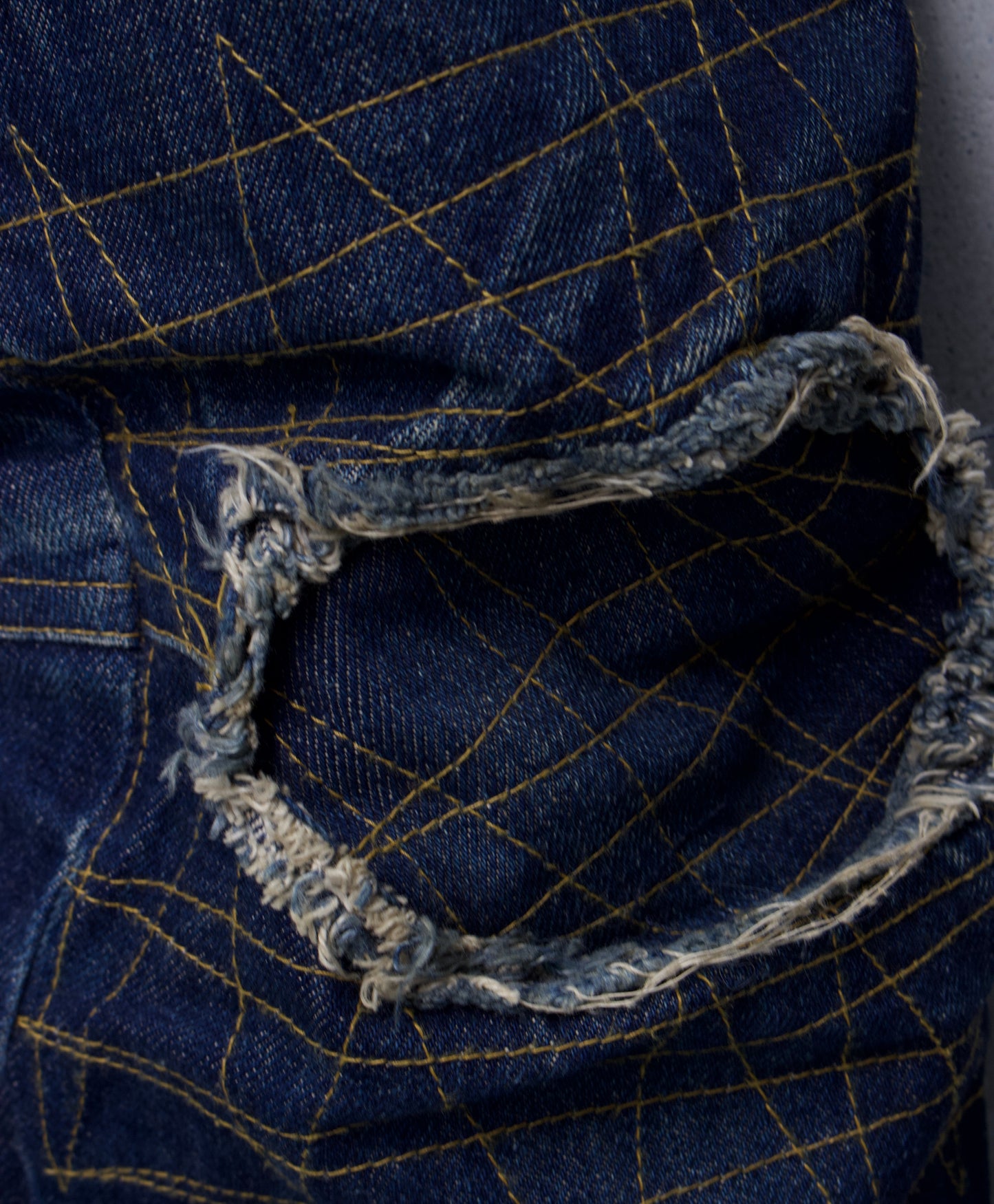 Christopher Nemeth Early 00s Reconstructed Knee Denim