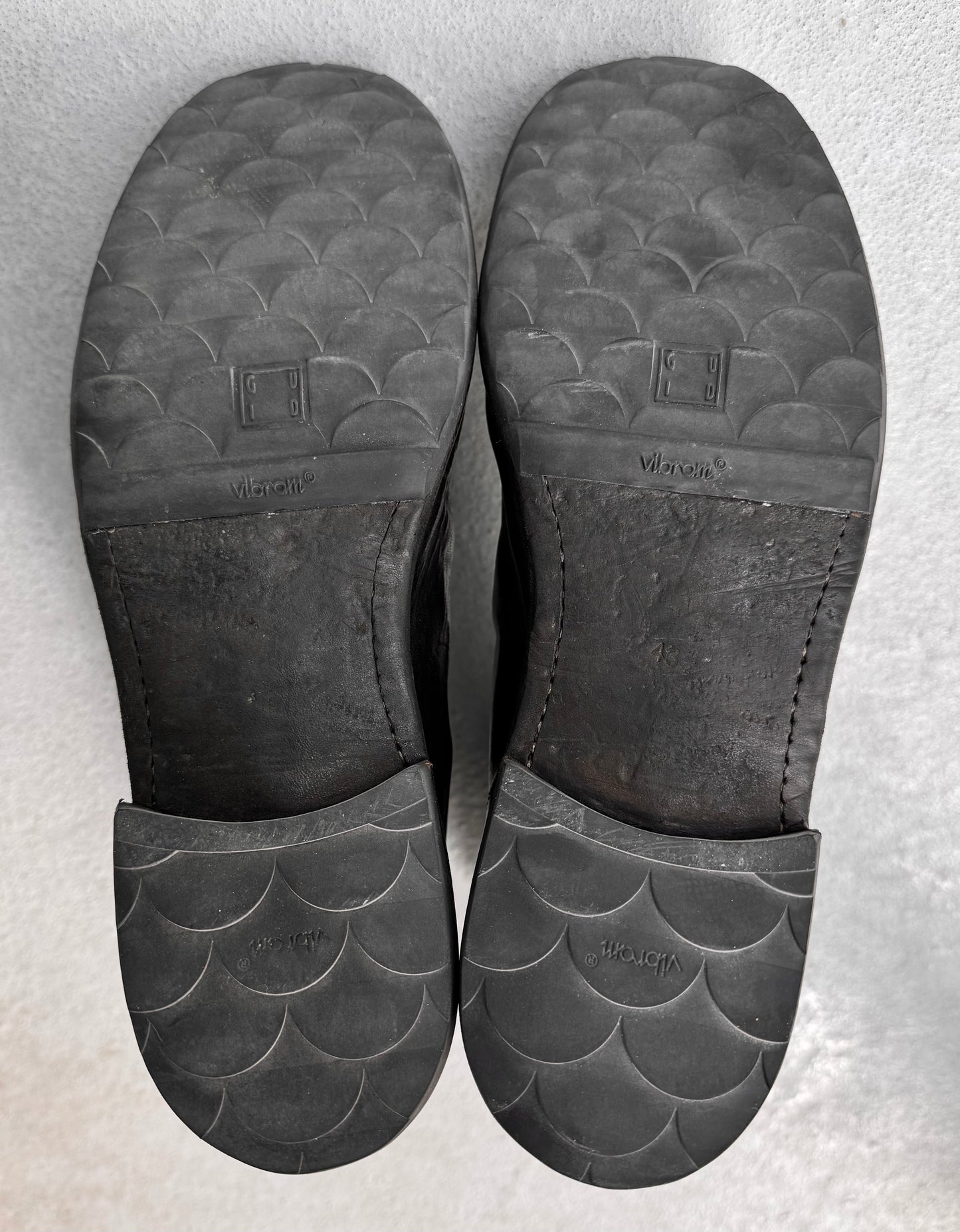GUIDI ‘988’ Full-grain Horse Leather Back Zip Boots