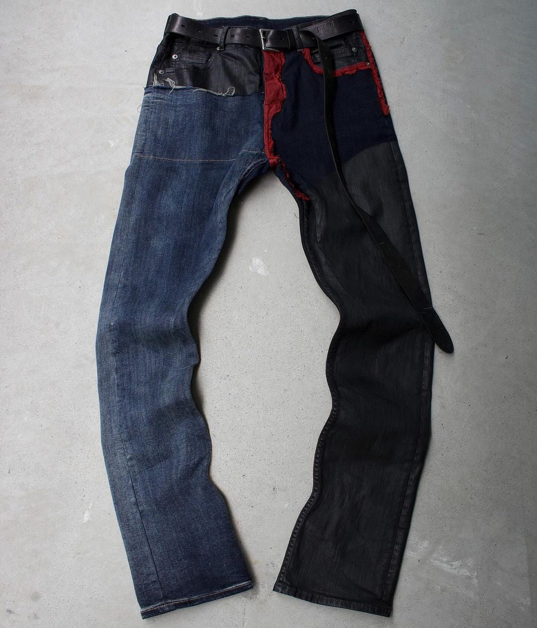 Rick Owens DRKSHDW AW19 “LARRY” Reconstructed Detroit Cut Denim – DRIEW