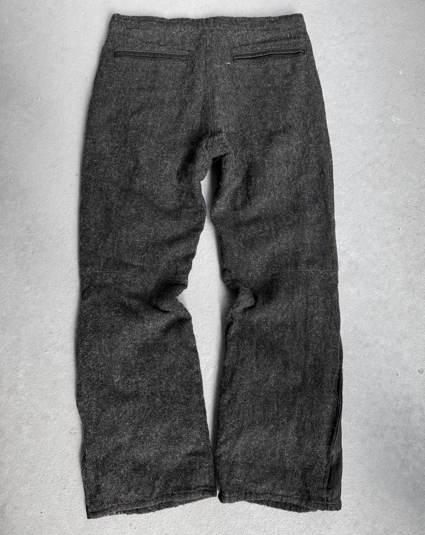 Isamu Katayama “BACKLASH” 2010s Wool Blend Wide-Leg Trousers