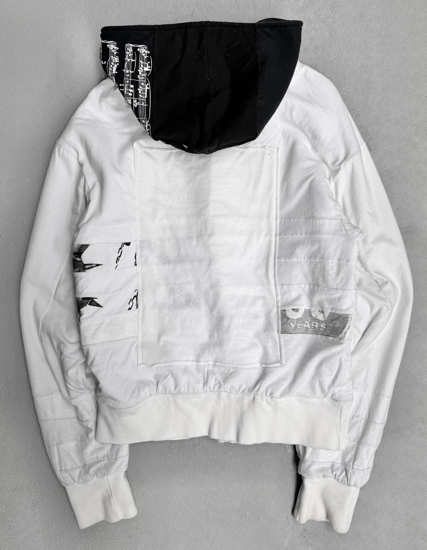 Owen Cutler 1-of-1 Reconstructed Hooded Cotton Bomber Jacket