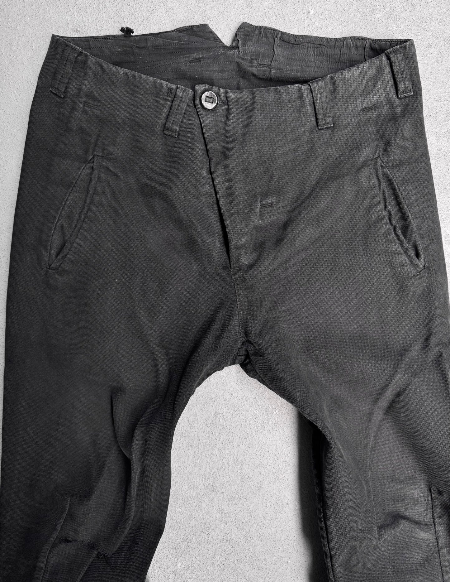 Boris Bidjan Saberi SS16 ‘P11-TF’ Object-dyed Articulated Cut Denim