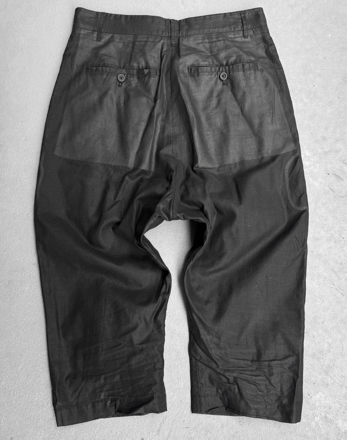 Rick Owens SS16 “CYCLOPS” Sheer Double-layers Shorts