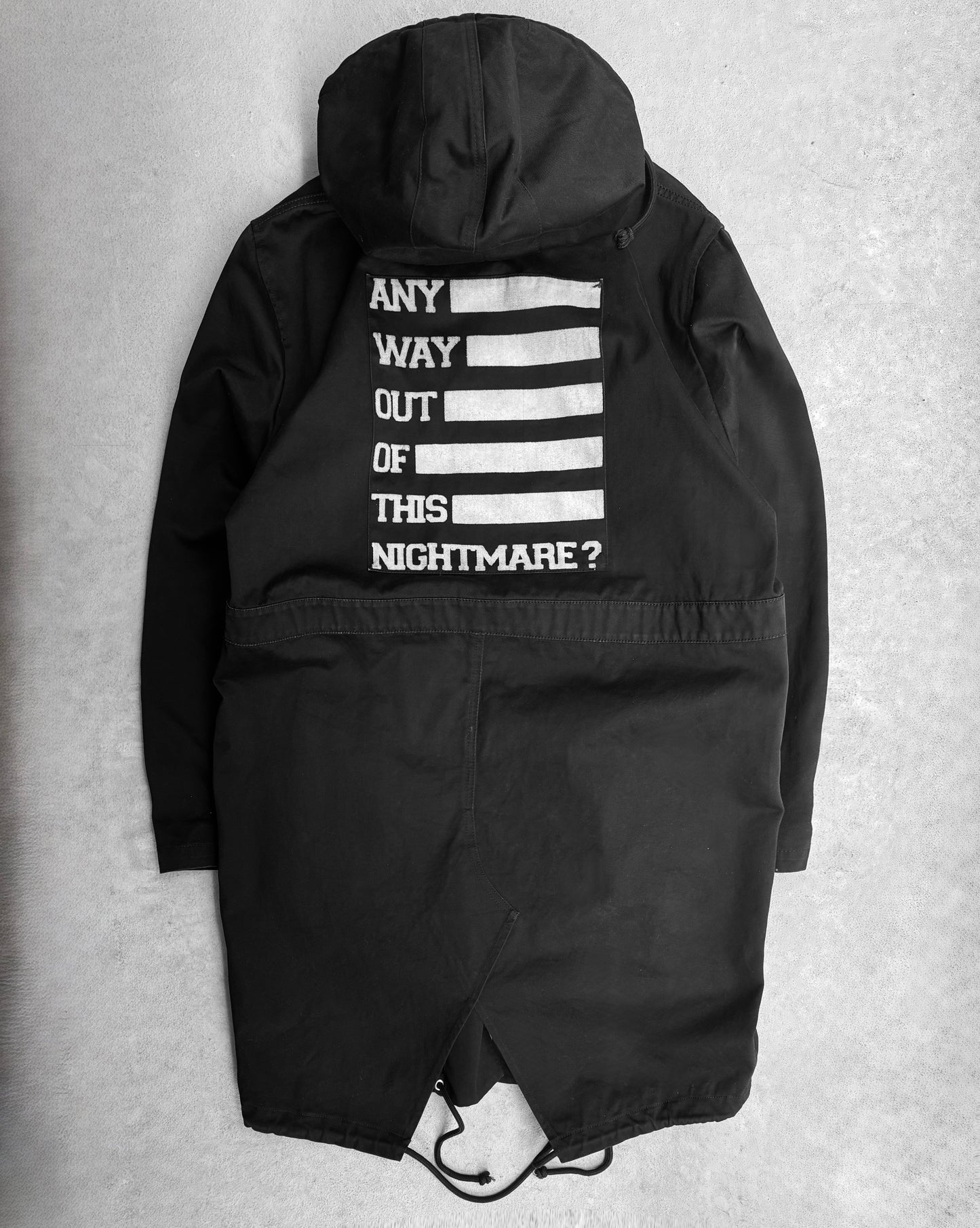RAF SIMONS AW17 ‘Nightmare’ Hooded Fishtail Parka