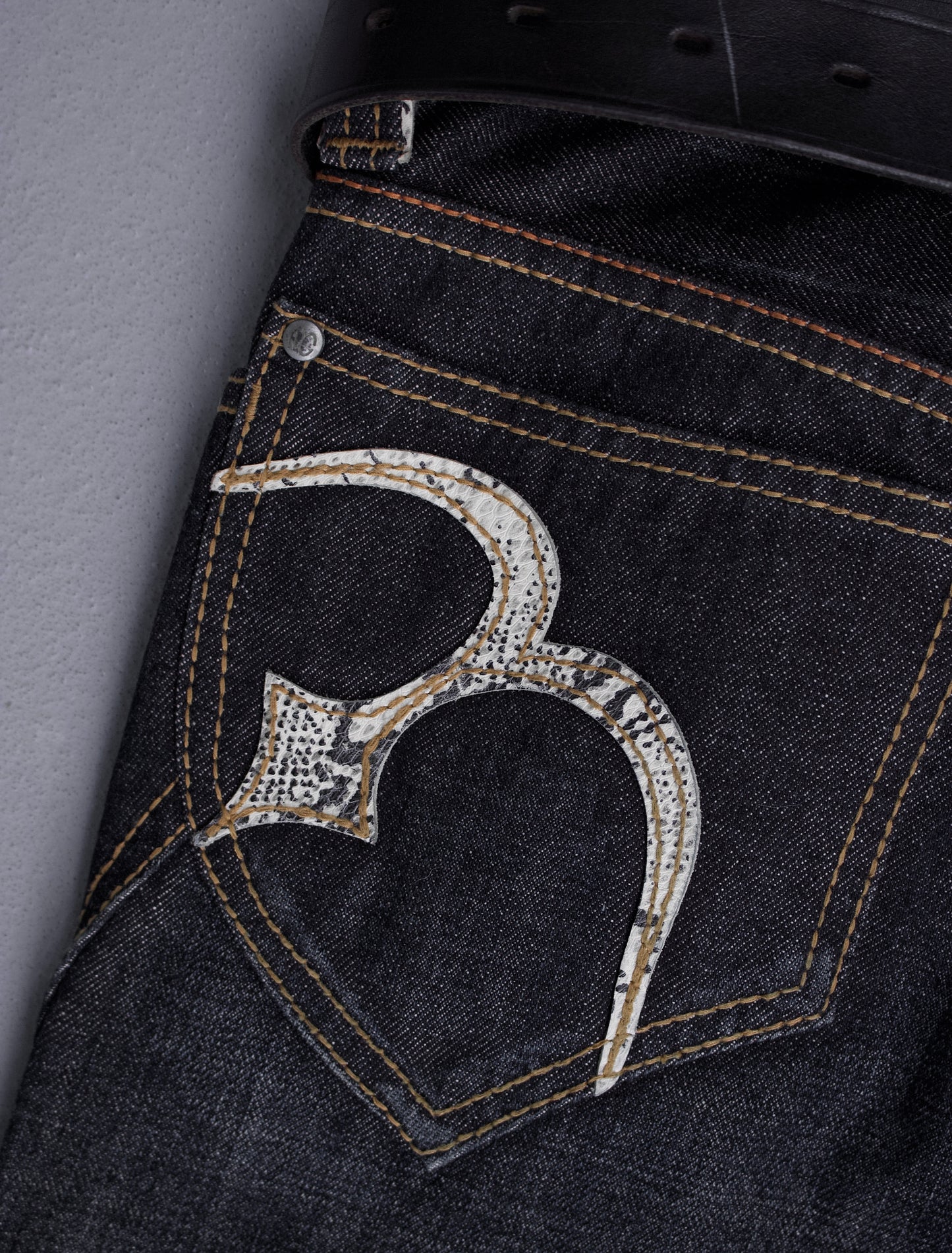 Nicole Club for Men Early 00s Python Bootcut Indigo Denim