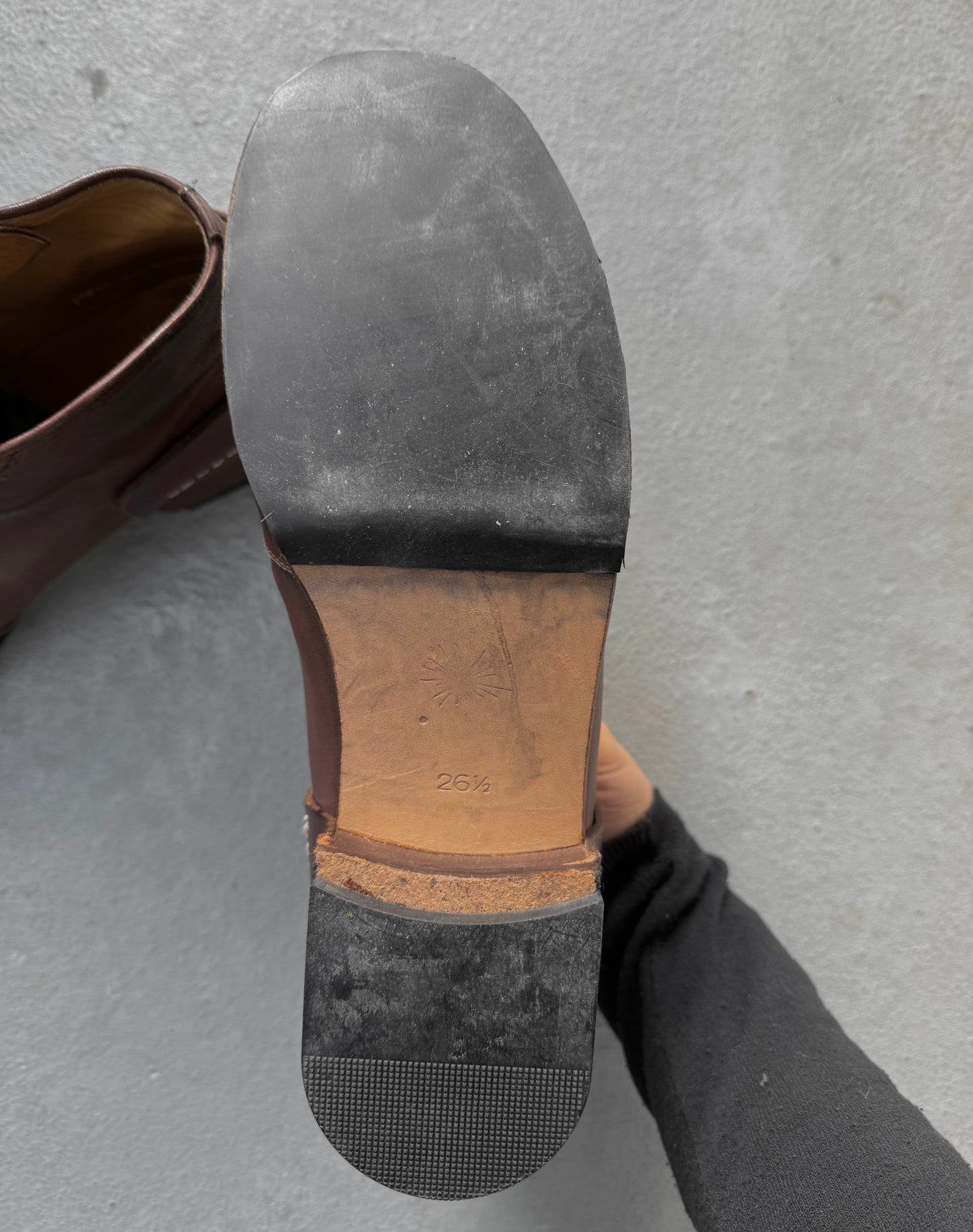 MiharaYasuhiro Early 00s Lace-up Leather Ankle Boots