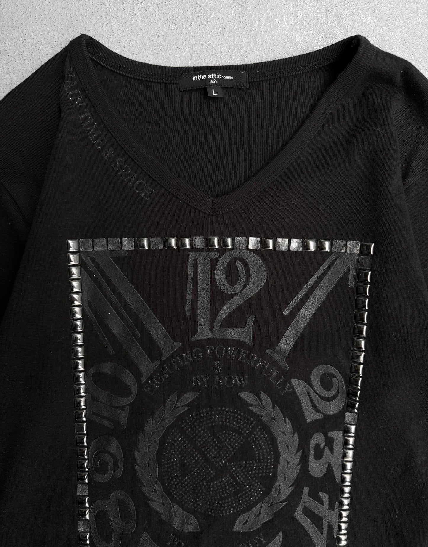 InTheAttic Early 00s Studded Graphic T-shirt