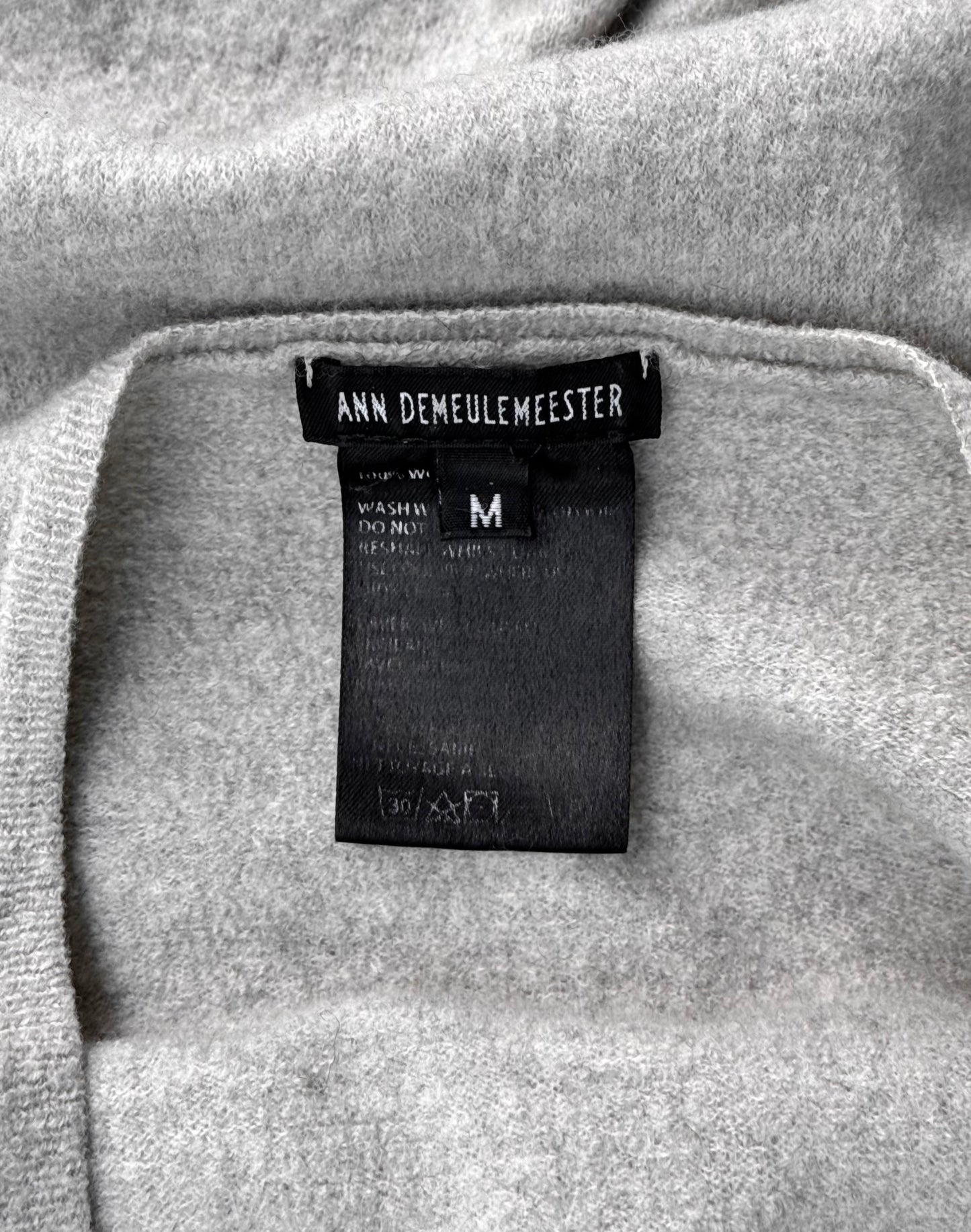 Ann Demeulemeester Early 00s ‘I Love You In The Air’ Wool Knitted Sweater