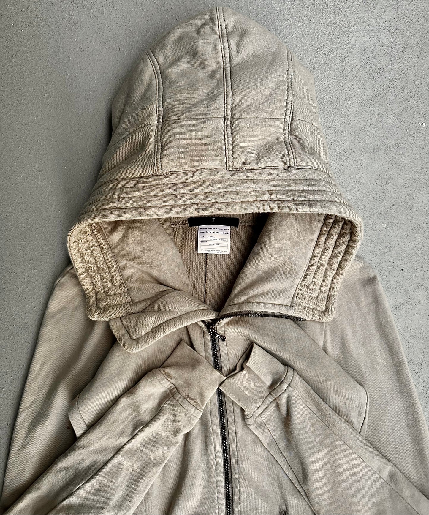 Julius_7 AW08 Gas Mask Pockets Hoodie