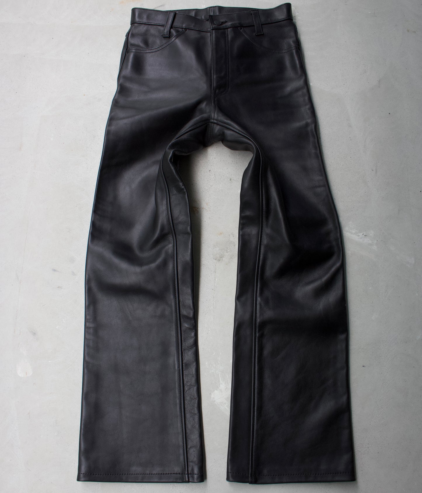 KADOYA K’s Leather 00s Bootcut Leather Motorcycle Pants