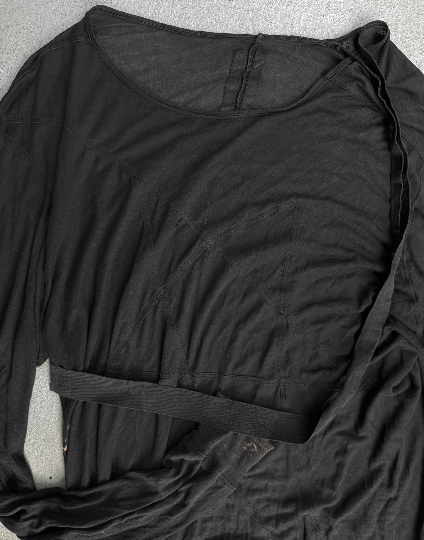 Rick Owens DRKSHDW AW12 "MOUNTAIN" Sheer Pentagram Long-sleeves