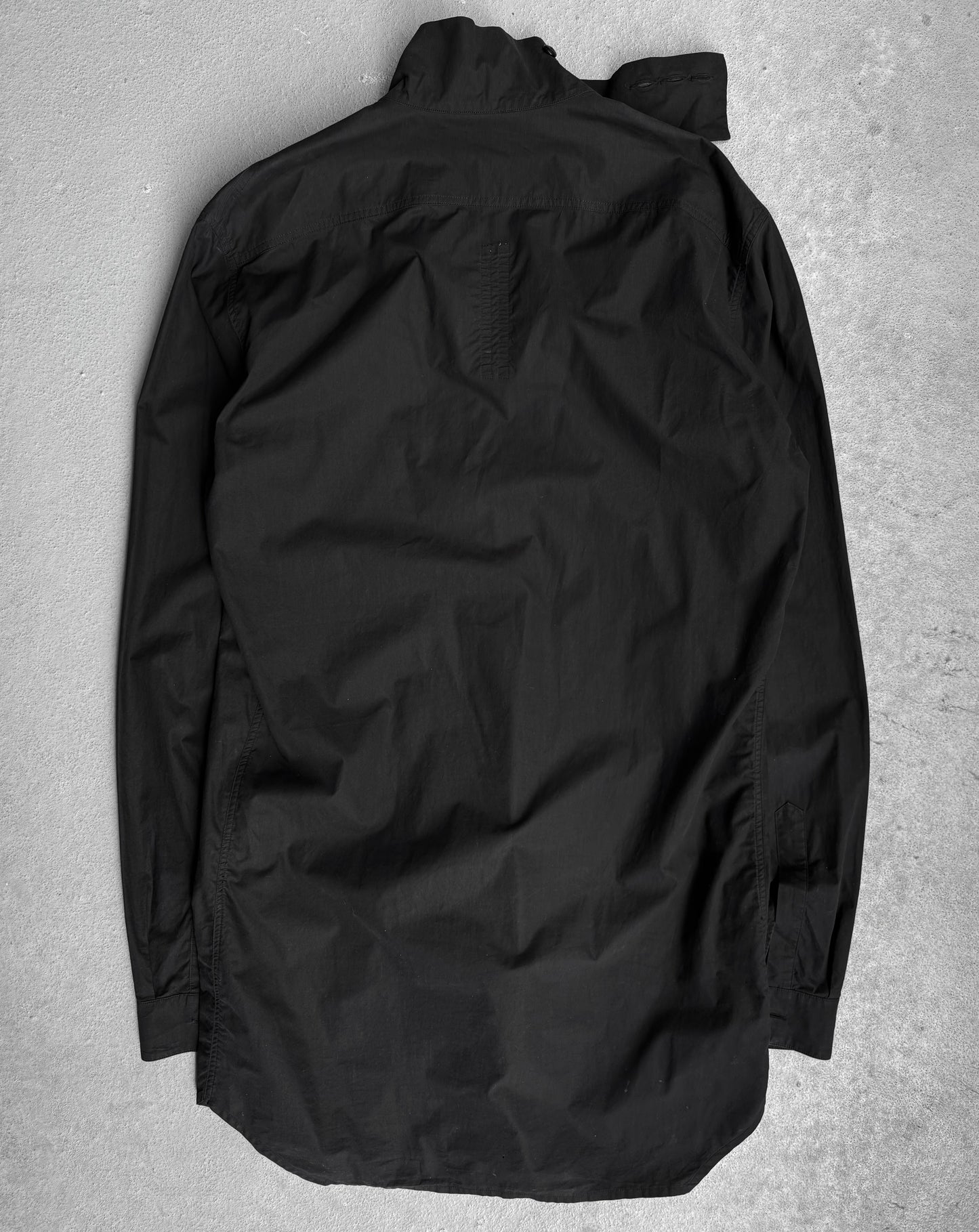 Rick Owens AW14 “MOODY” Asymmetrical Button-up Shirt