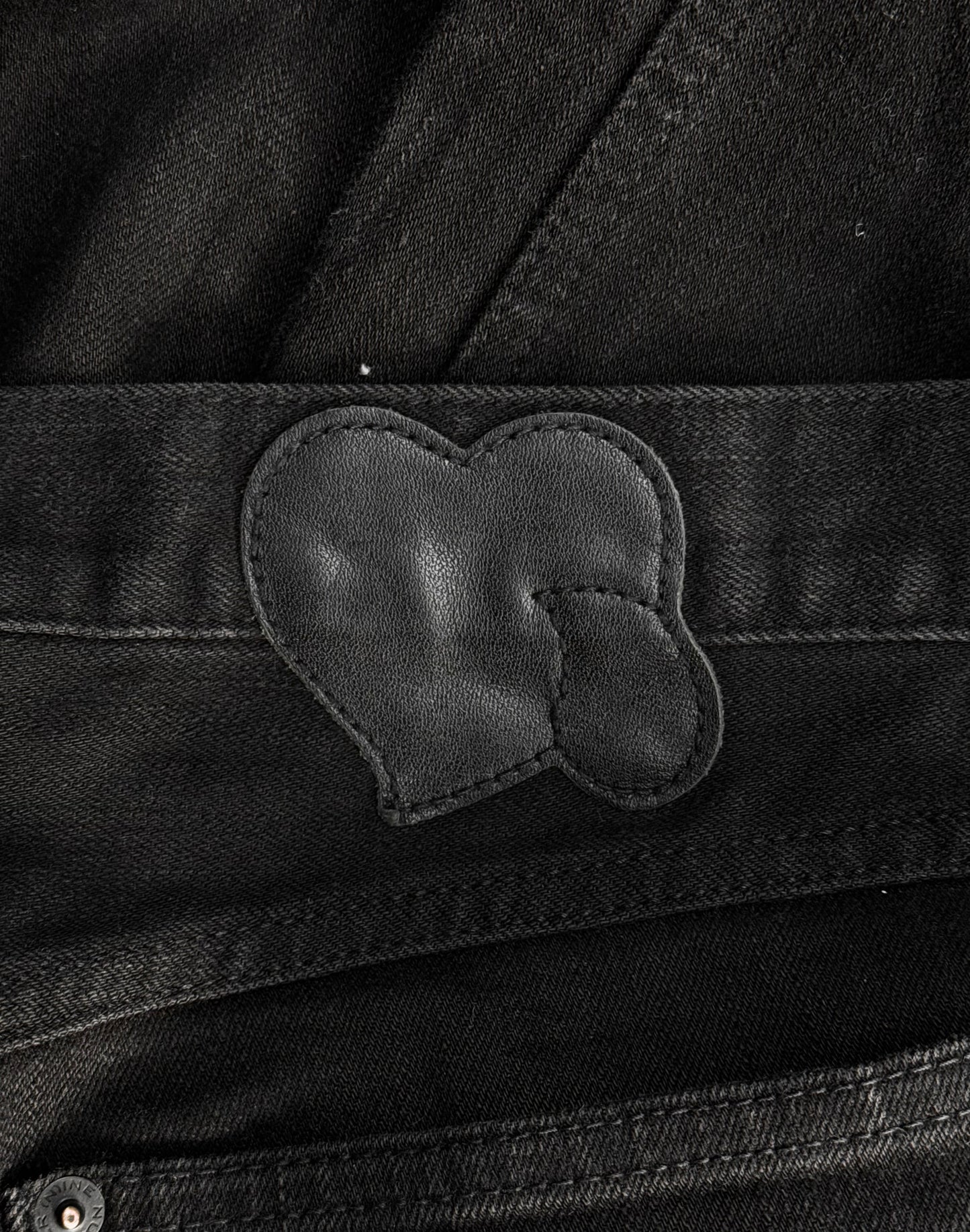 Number (N)ine AW06 “NOIR” Black Bootcut Slim-fit Denim