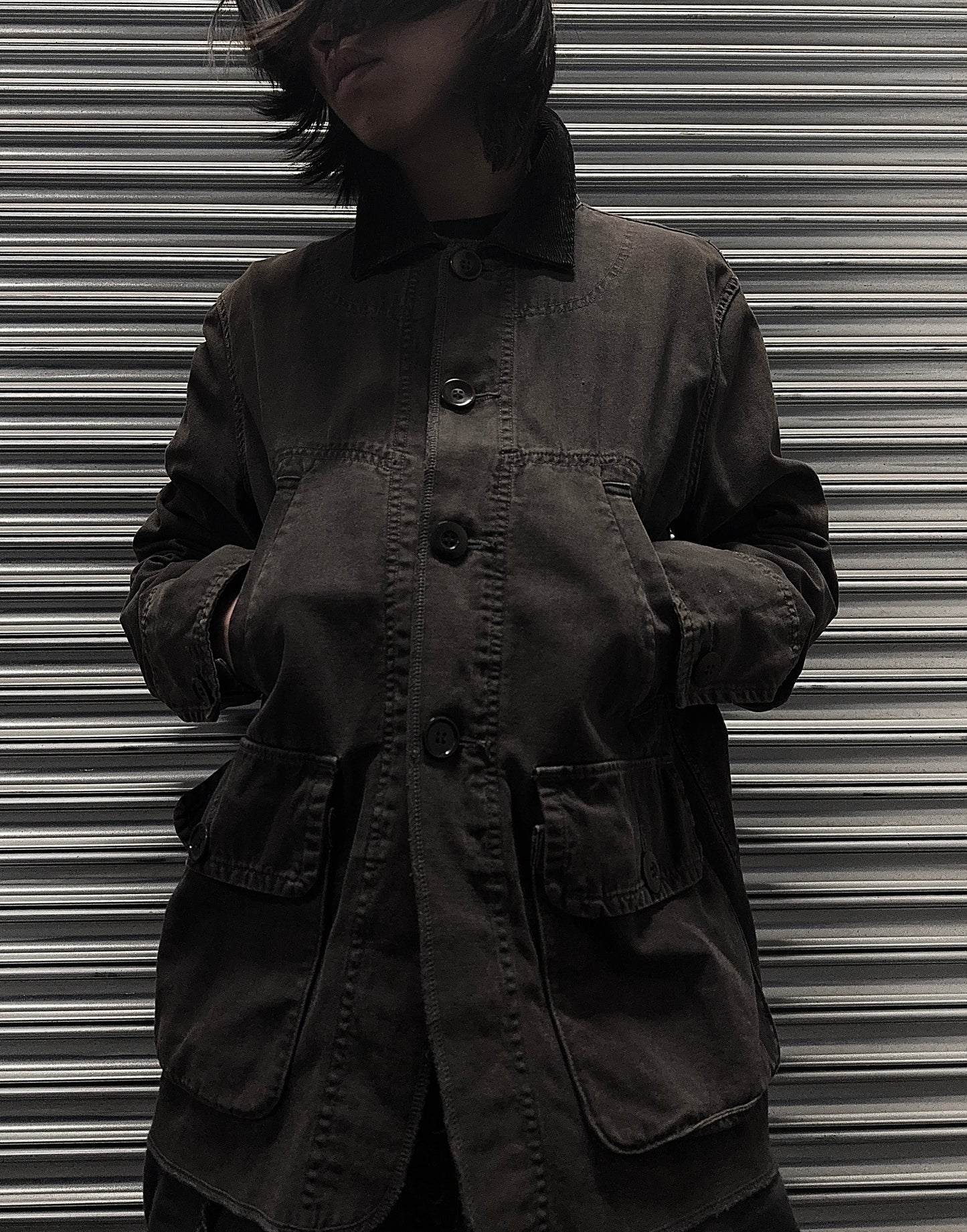 UNDERCOVER SS14 Faded Multi-pockets Chore Jacket