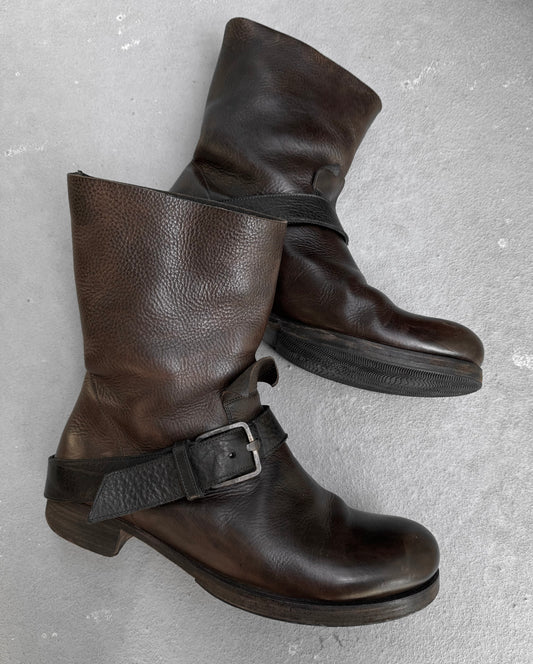 m.a+ by Maurizio Amadei 'S1C31' BI 1.5 Tall Buckle Engineer Boots