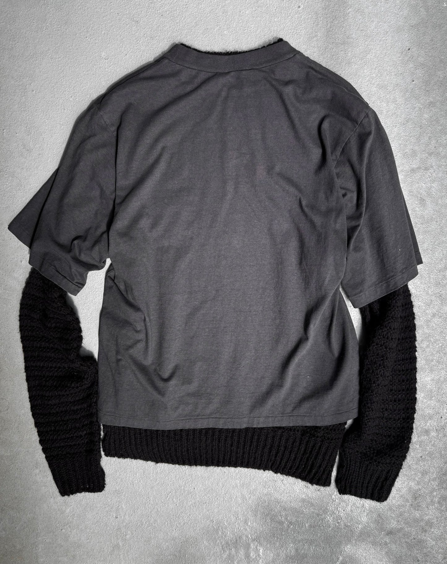 UNDERCOVER AW23 Reversible Layered ‘Ramones’ Knitted Sweater