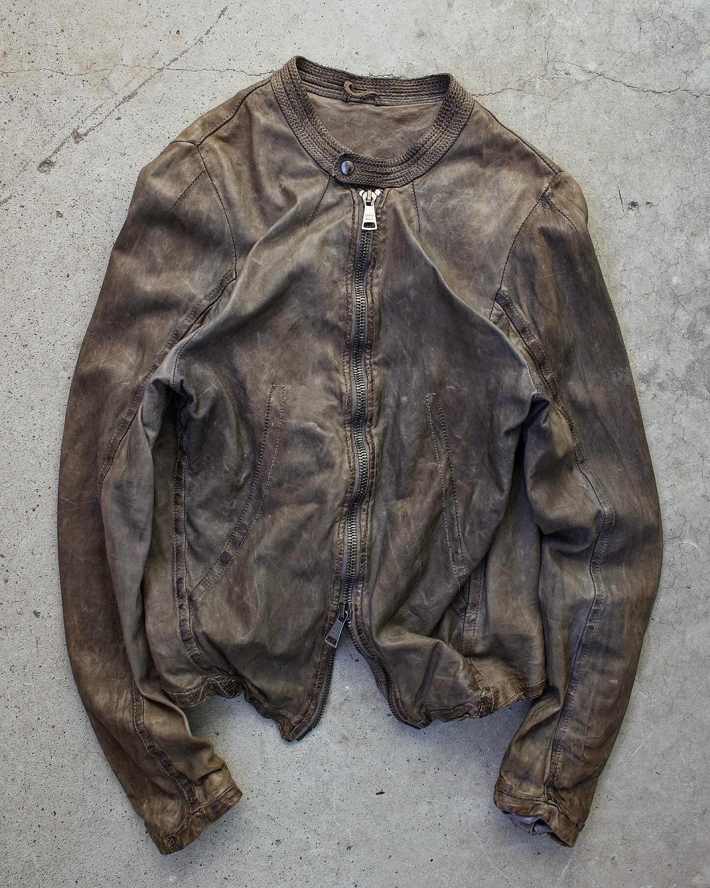 Giorgio Brato 00s Vegetable Tanned Sheep Leather Jacket