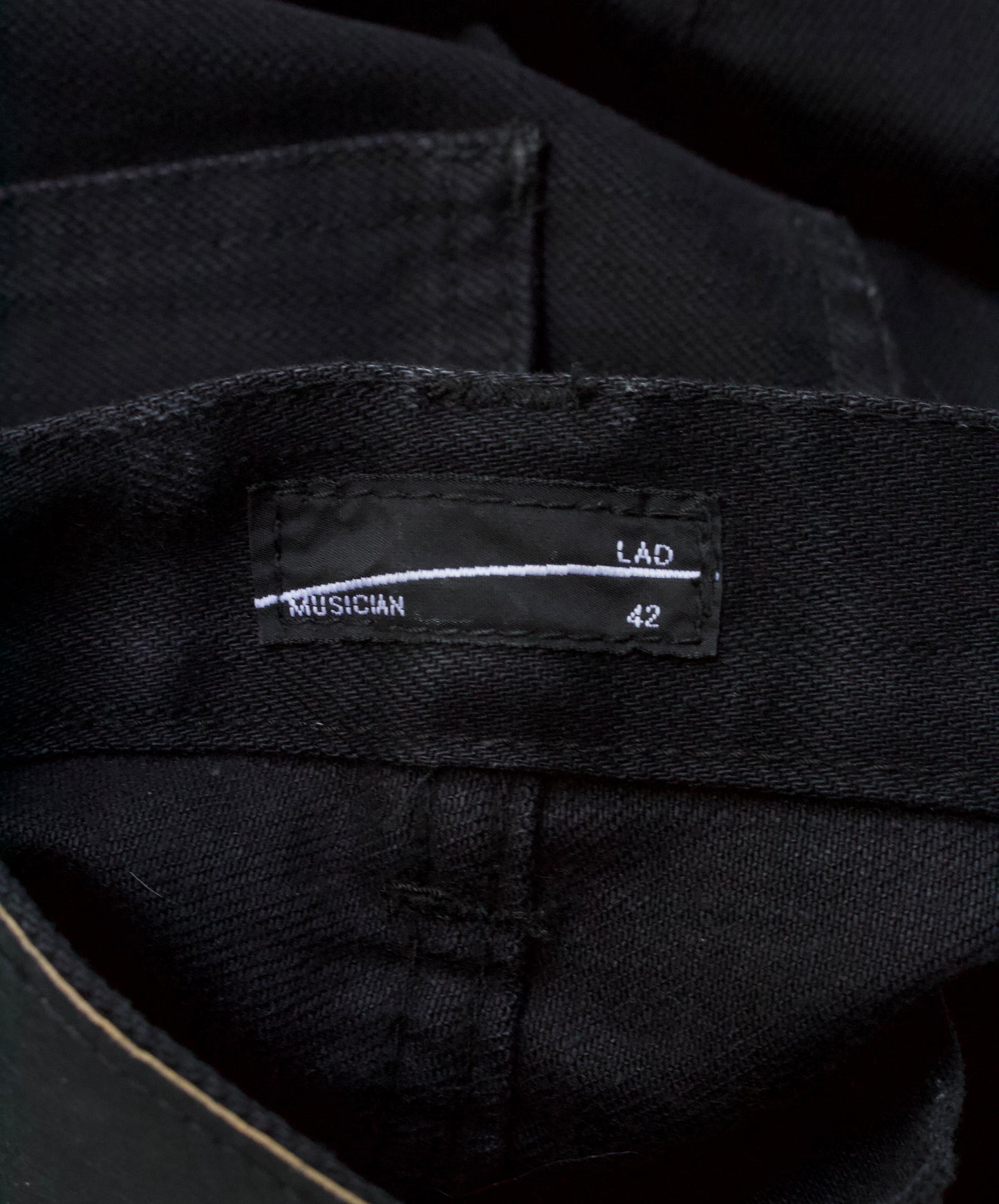 Lad Musician AW09 Flare Zip Denim