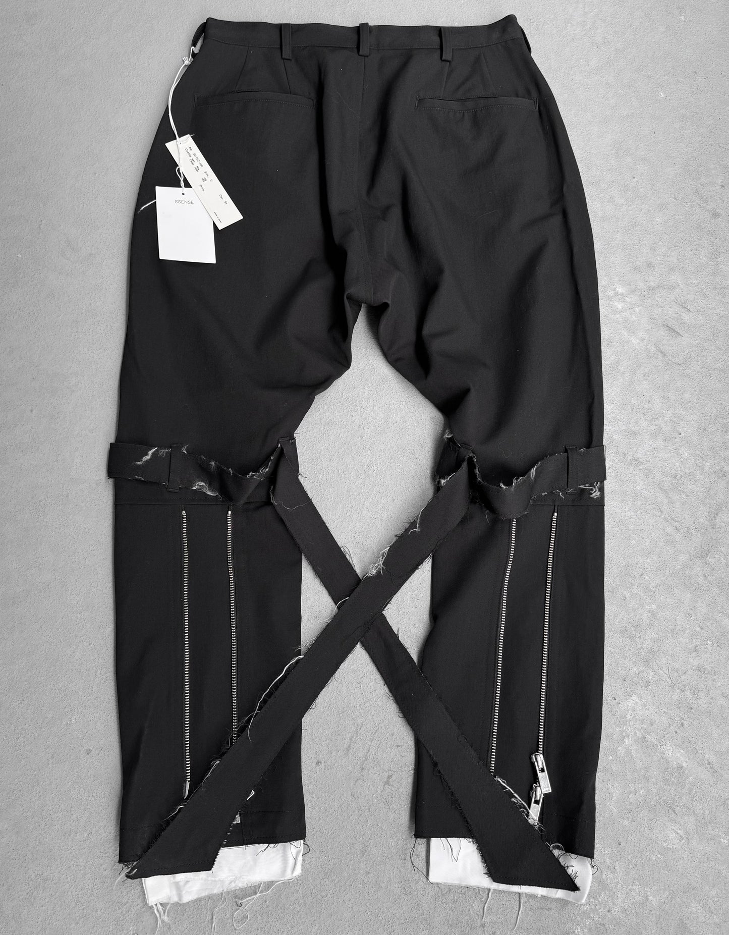 sulvam SS23 Wool Layered Trousers