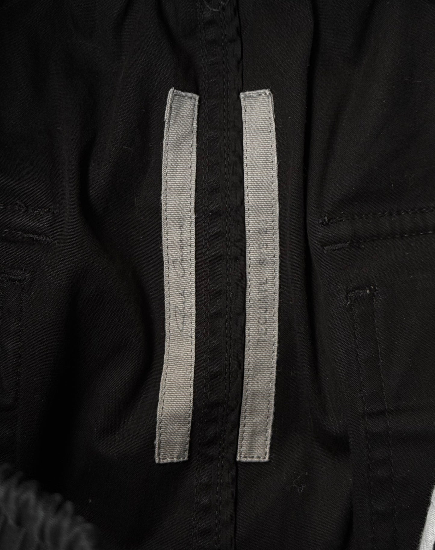 Rick Owens SS21 “PHLEGETHON” Drop-crotch Shorts detail | DRIEW GARMENTS