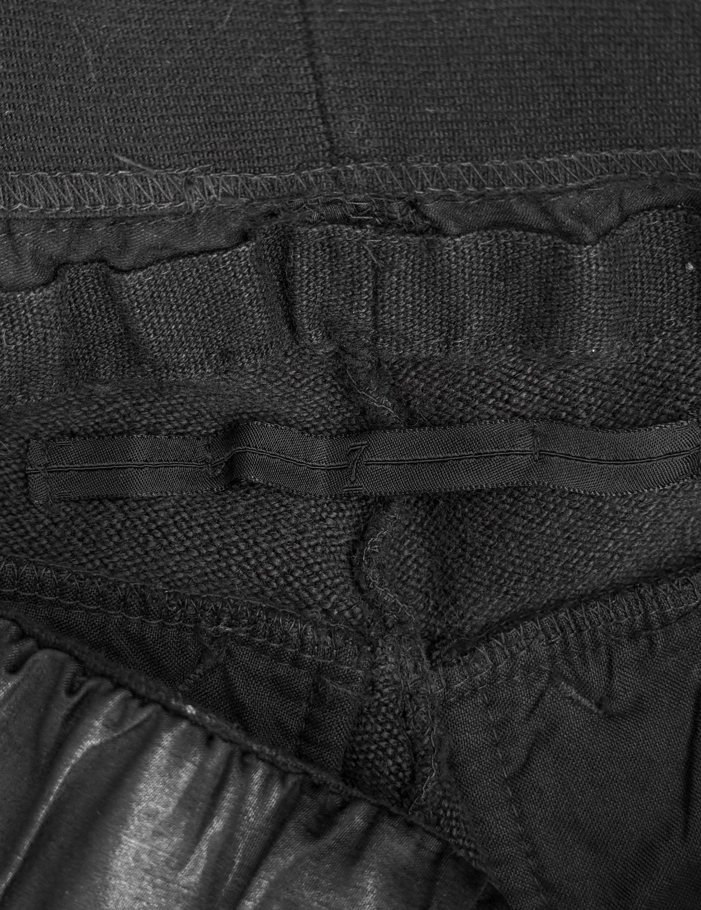 Julius_7 SS16 "Angel_s;" Coated Cotton Sweatpants