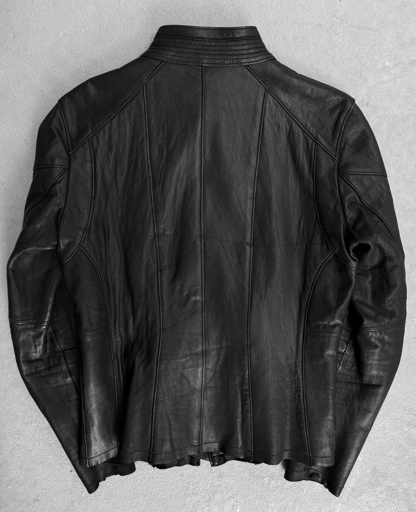 HALB Early 00s Multi-panel Goatskin Single Rider Jacket