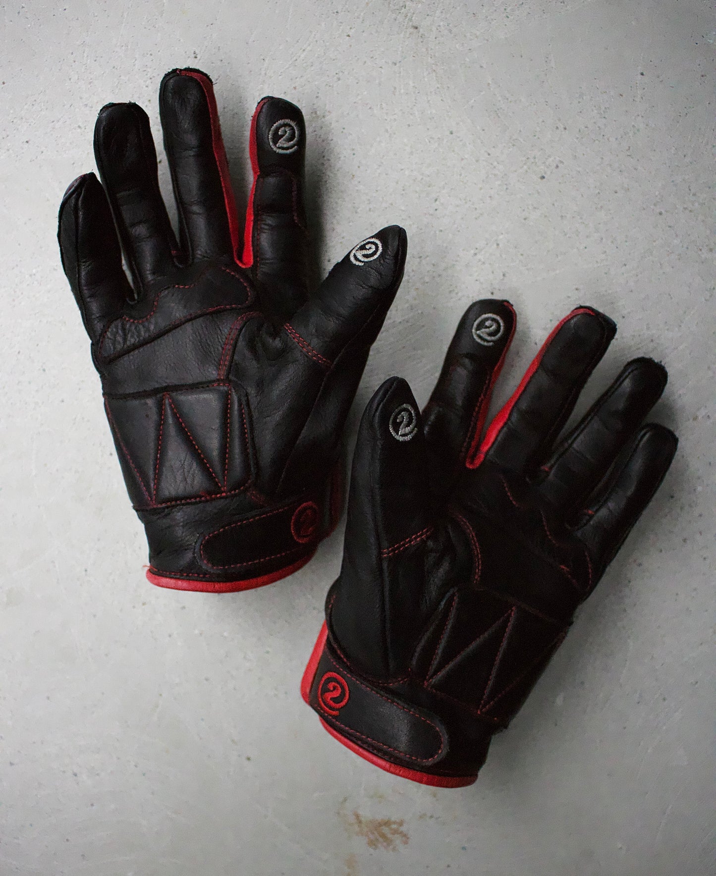 Shinichiro Arakawa Late 90s Motorcycle Racing Leather Gloves